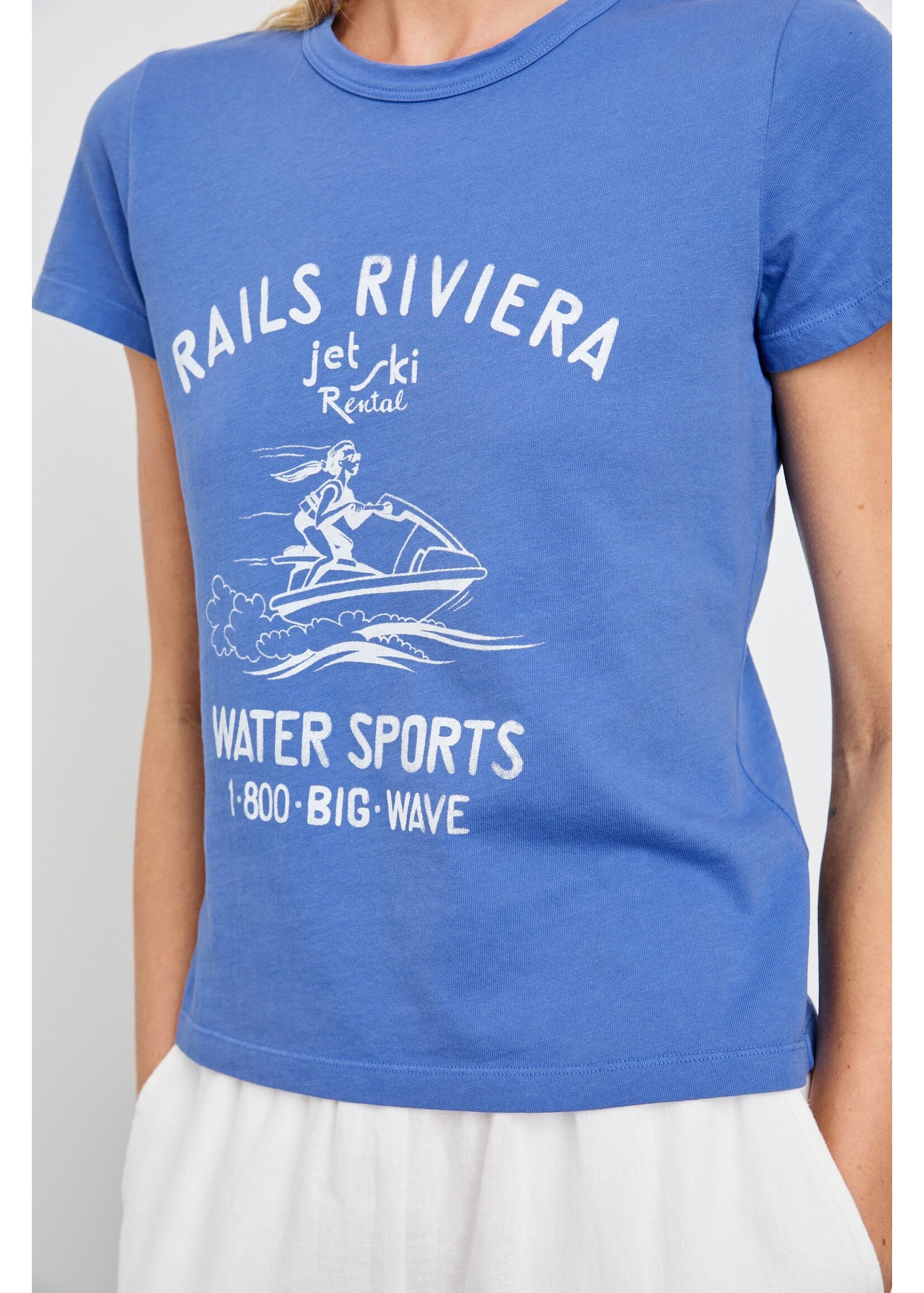 Rails Rails T-Shirt Ras Du Cou Ajusté - Rails Riviera