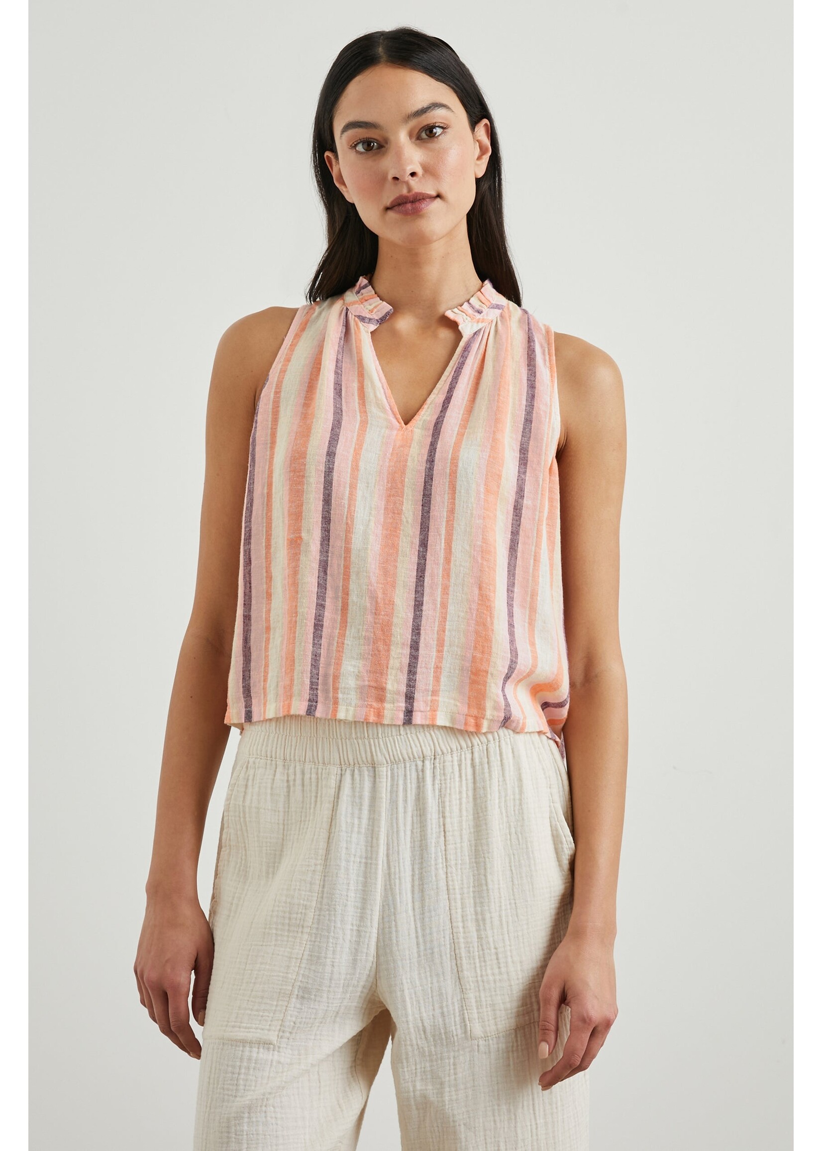 Rails Rails Christy Top - Papaya Stripe