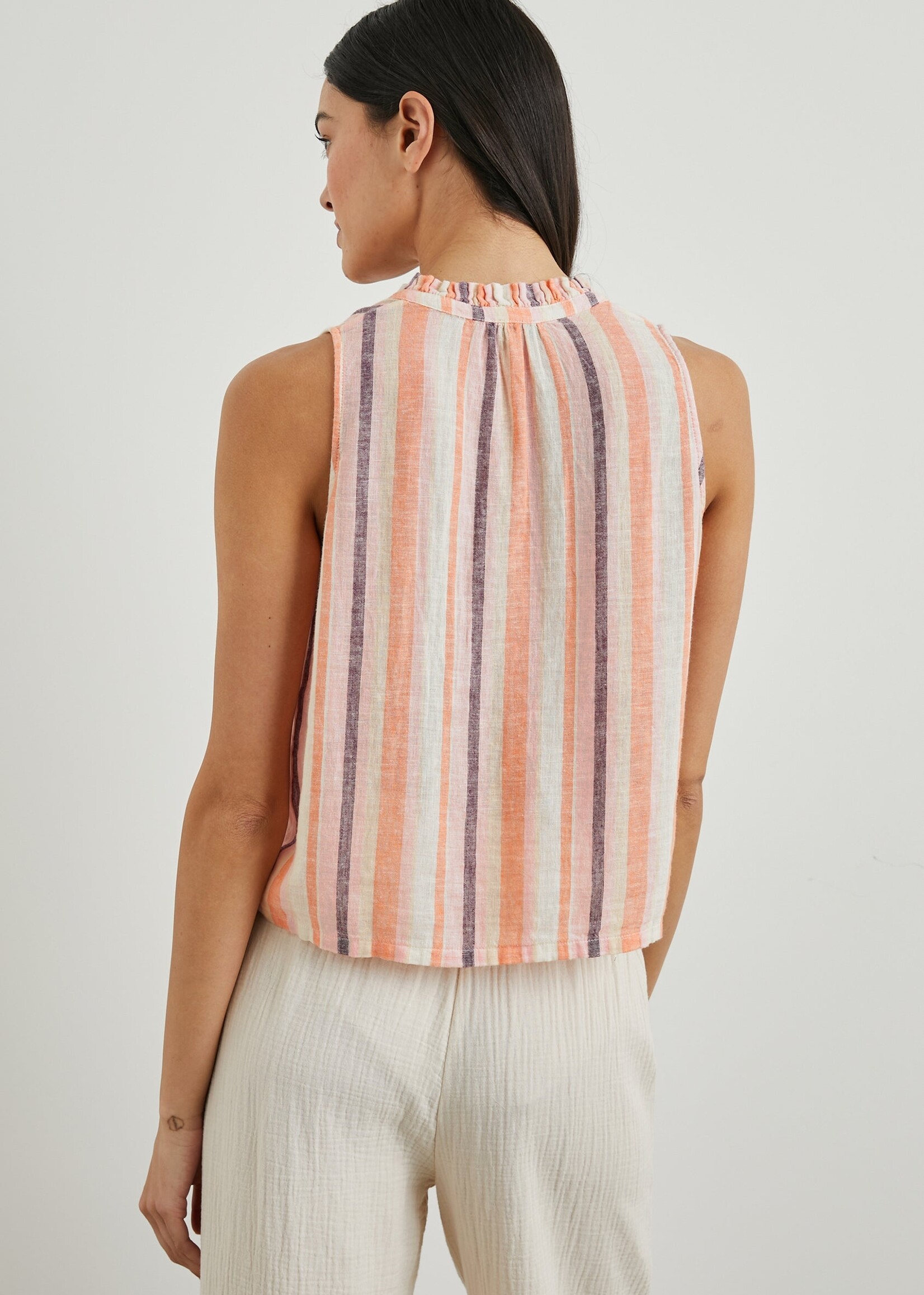 Rails Rails Haut Christy - Papaya Stripe
