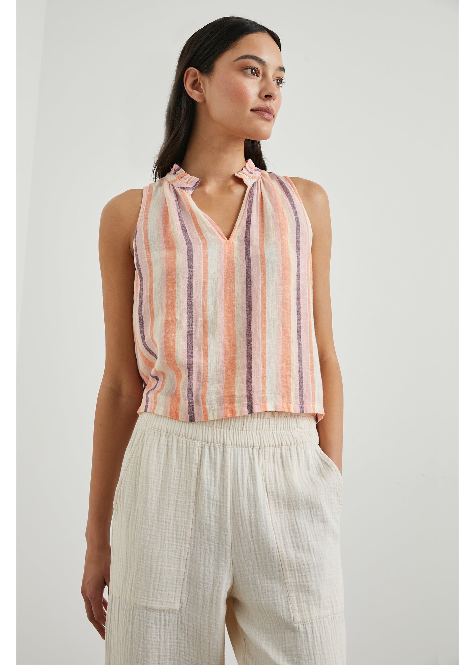 Rails Rails Christy Top - Papaya Stripe