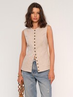 Heartloom Heartloom Josette Vest - Ecru