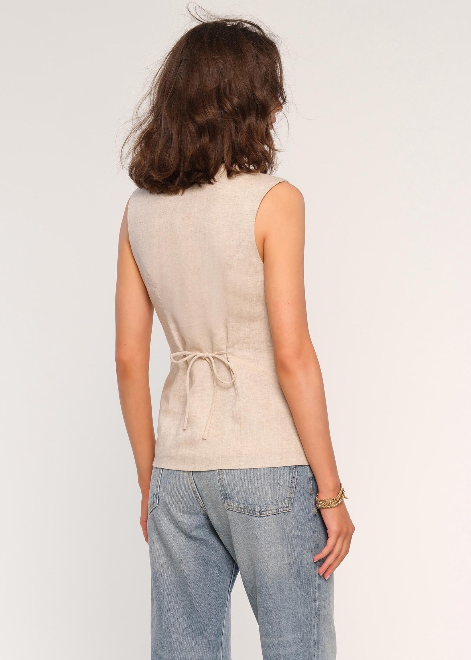 Heartloom HL Josette Vest - Ecru