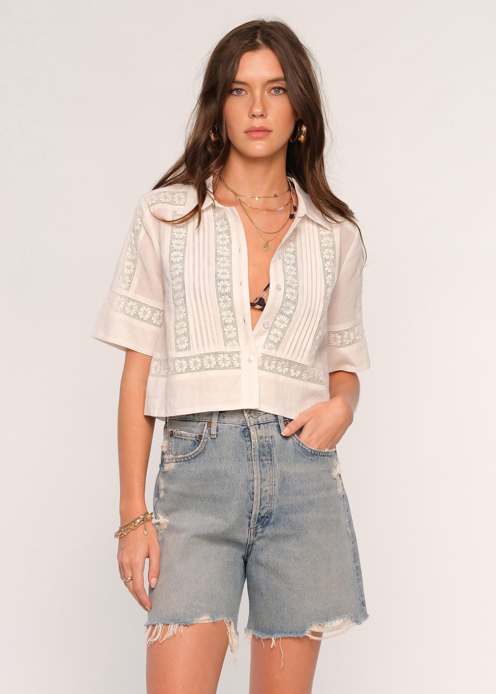 Heartloom Heartloom Suki Top - Eggshell