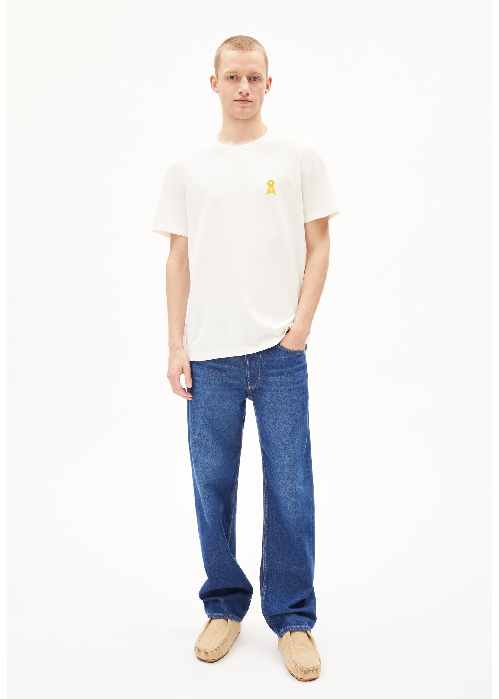 Armedangels Armedangels Maarkos Iconic Shirt - Light Oatmilk