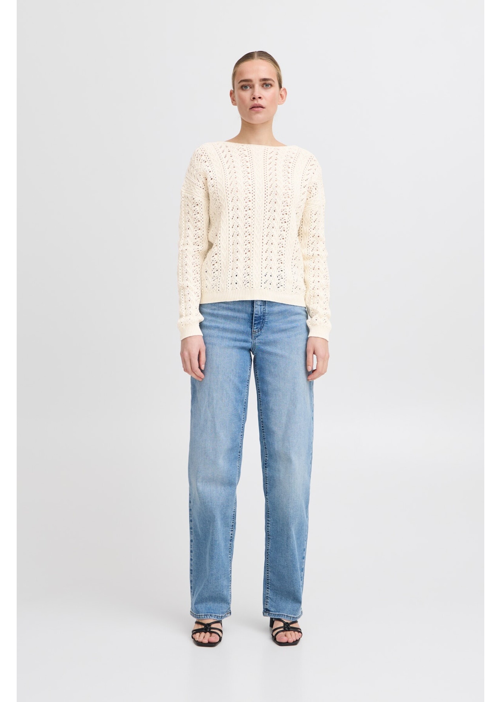 ICHI ICHI IHBesiane Knitted Pullover - Birch