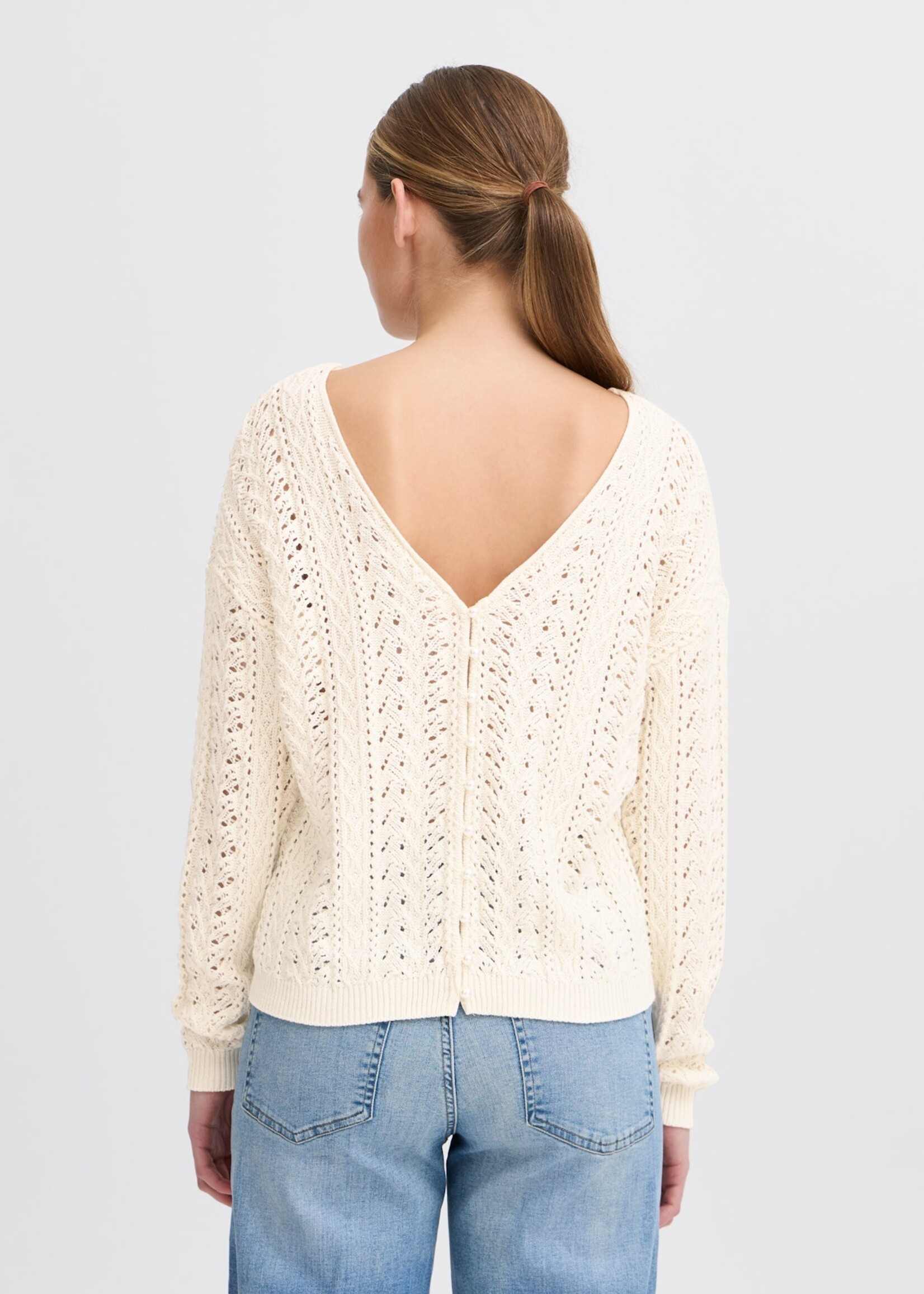 ICHI ICHI IHBesiane Knitted Pullover - Birch