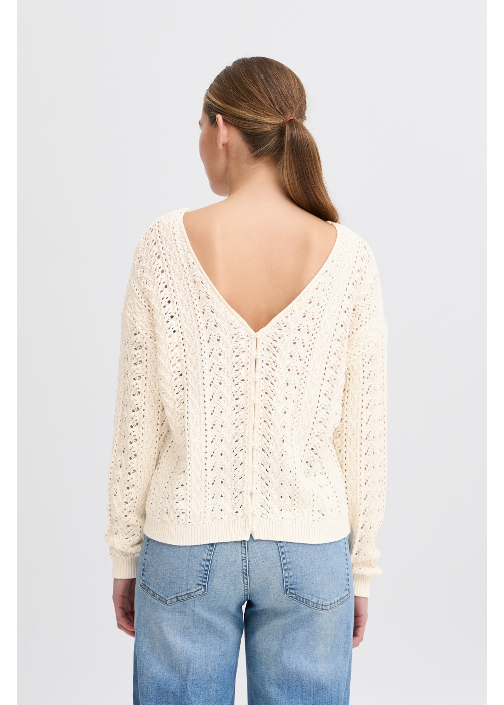 ICHI ICHI IHBesiane Knitted Pullover - Birch