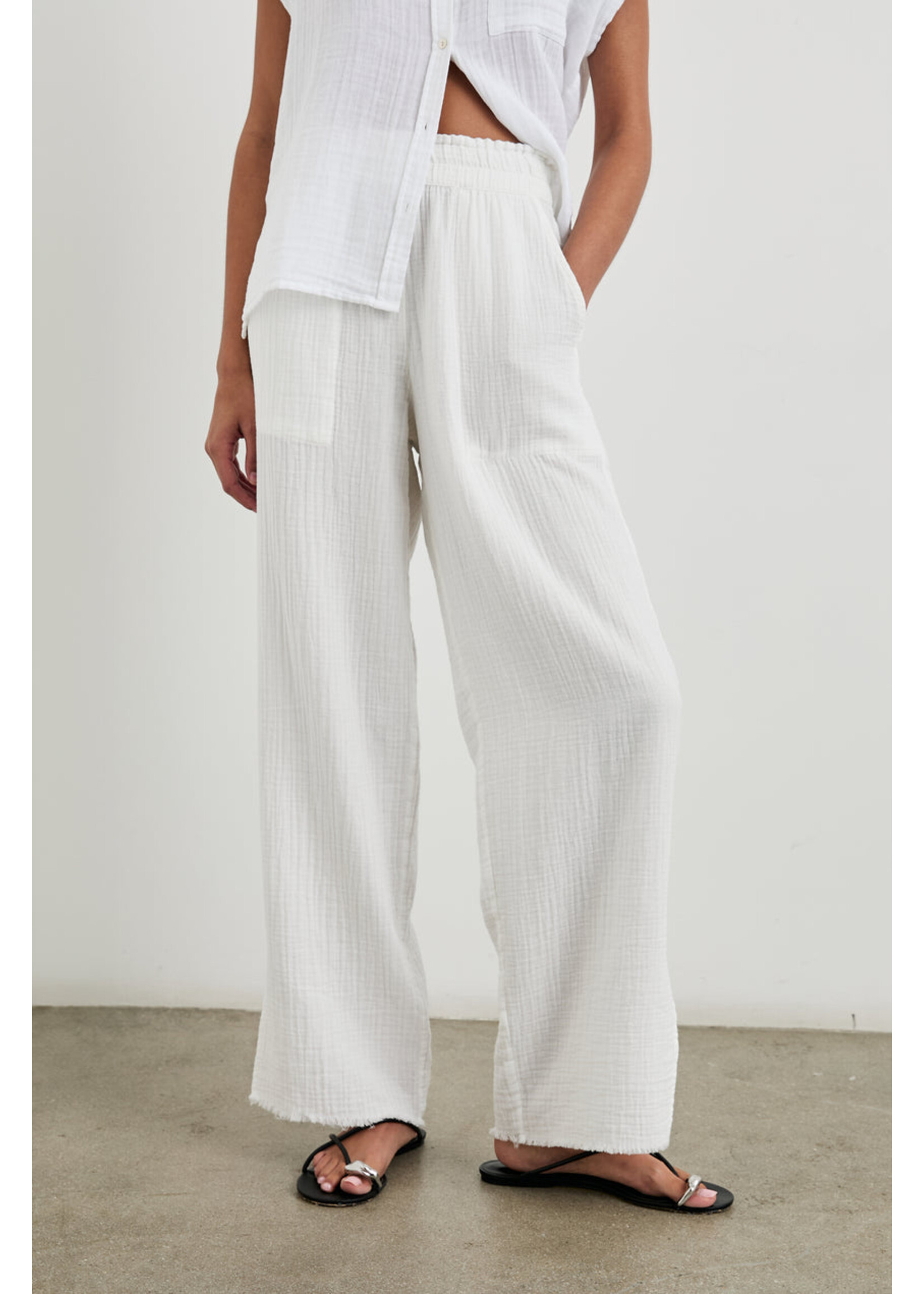 Rails Rails Leon Pant - White