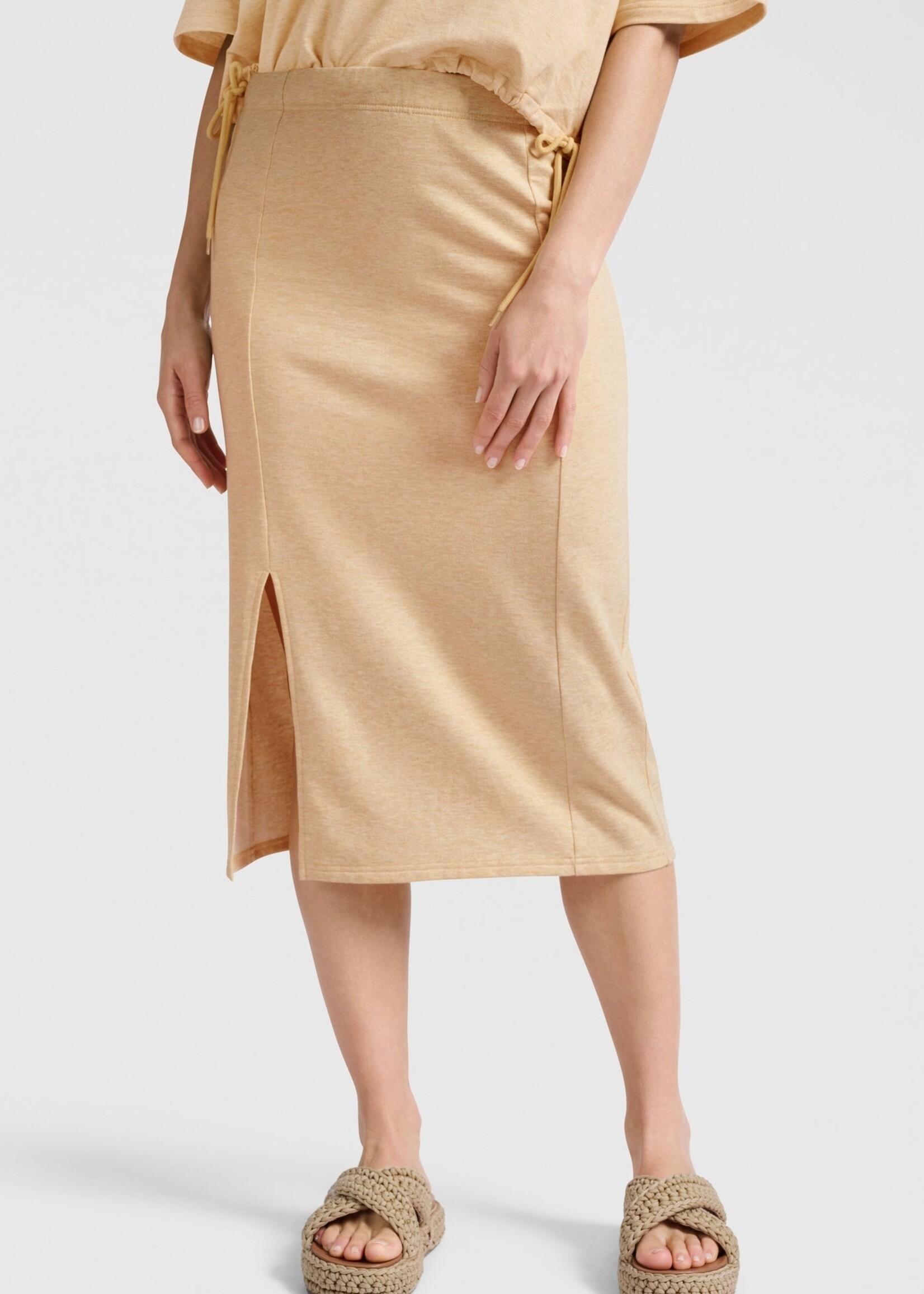 Yaya Women YAYA Jupe Jogging - Croissant Beige