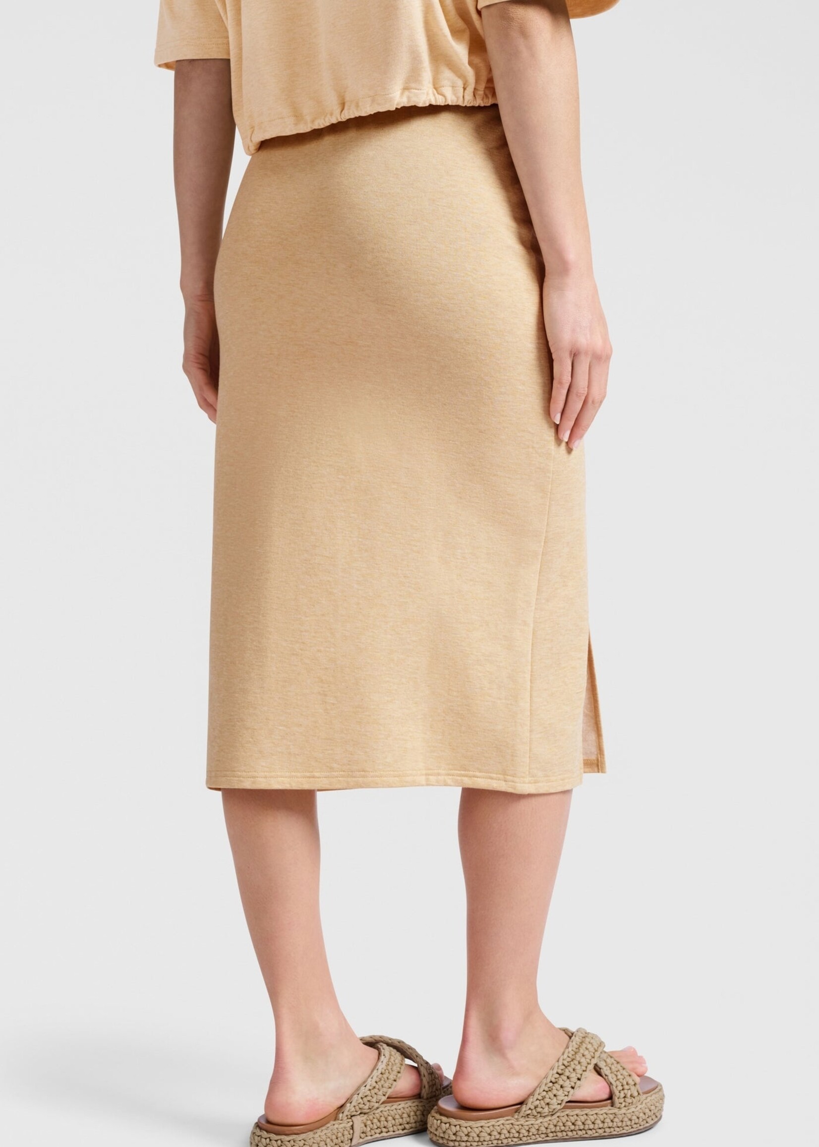 Yaya Women YAYA Jupe Jogging - Croissant Beige