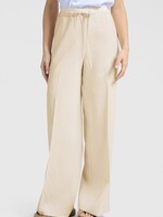 Yaya Women YAYA Pantalon Large Tissé Avec Ceinture En Satin - Summer Sand