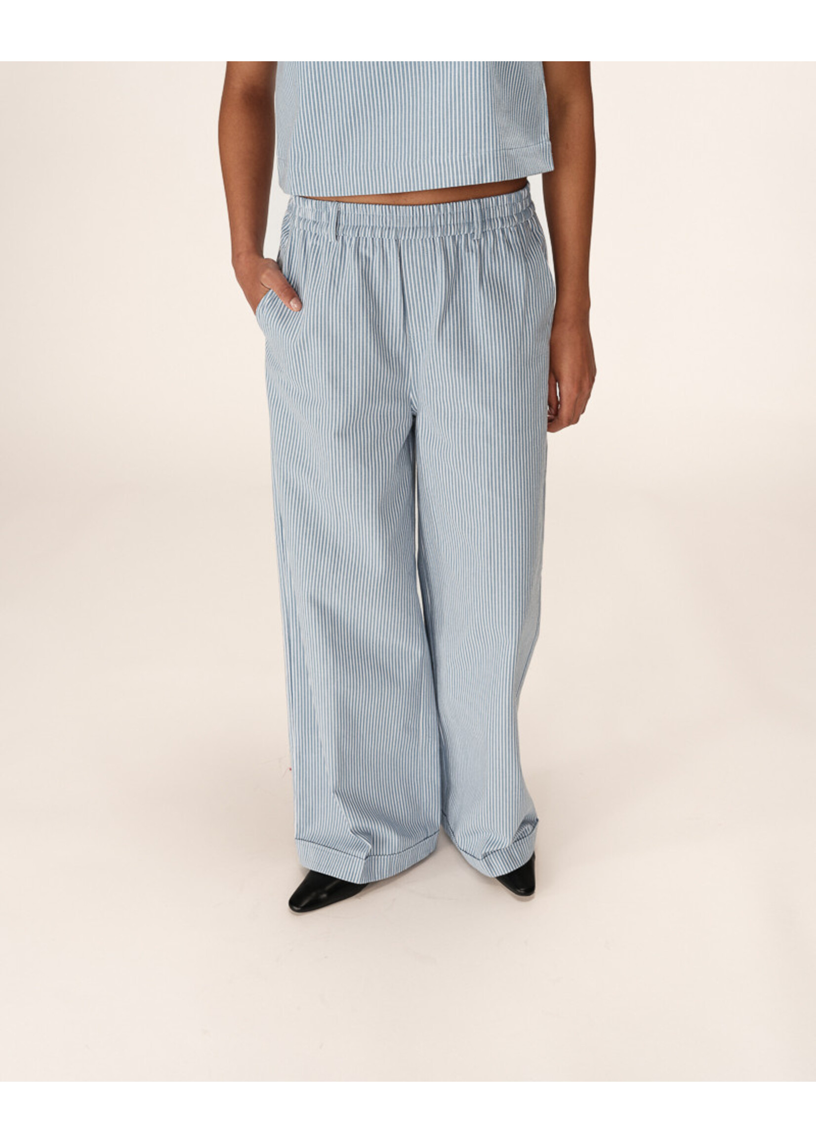 Grace and Mila Grace & Mila Pantalon Pant - Bleu