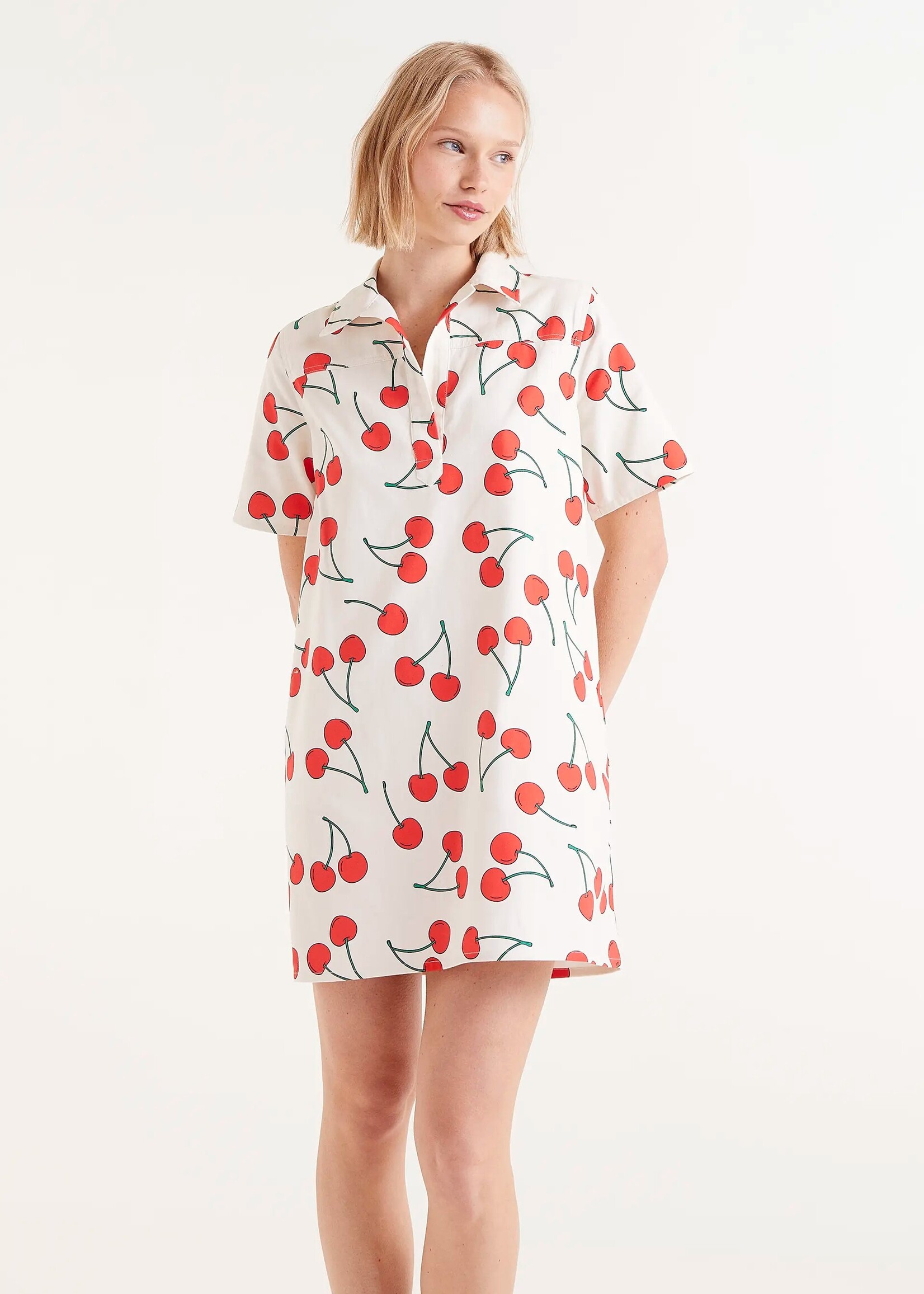 Compañía Fantástica Compañía Fantástica Short Dress - Cherry Print