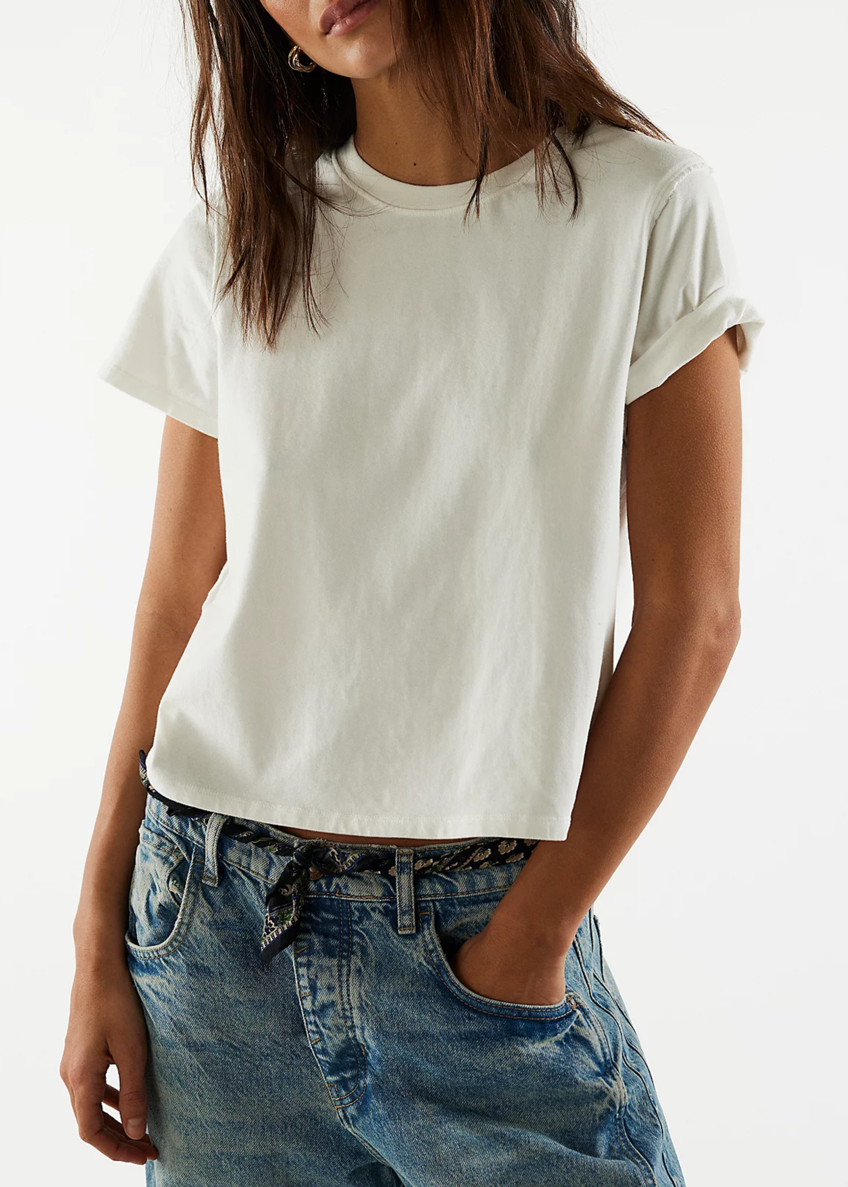 Free People Free People Everyday Tee - Clean Ivory