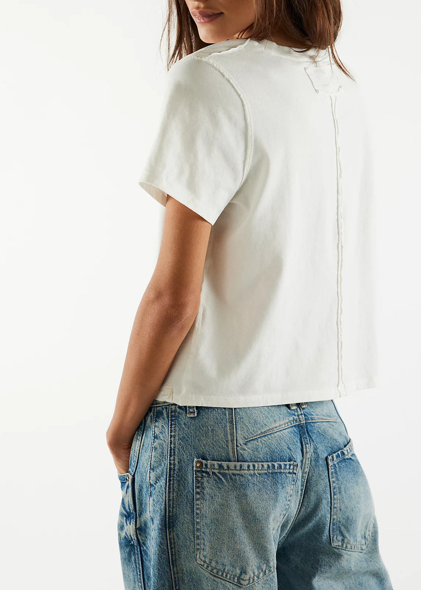 Free People Free People Everyday Tee - Clean Ivory
