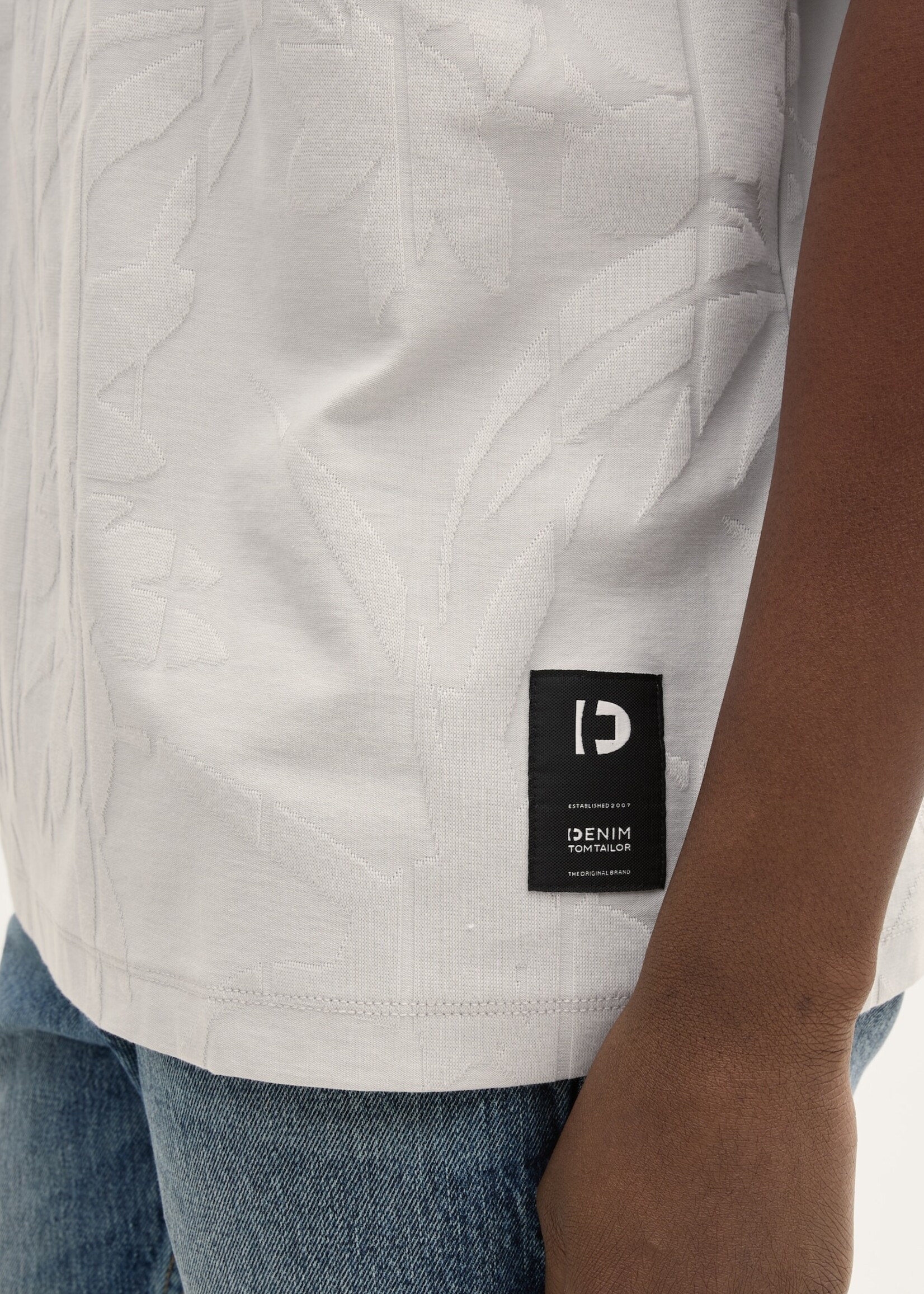 Tom Tailor Tom Tailor T-Shirt Décontracté - Chalk Grey