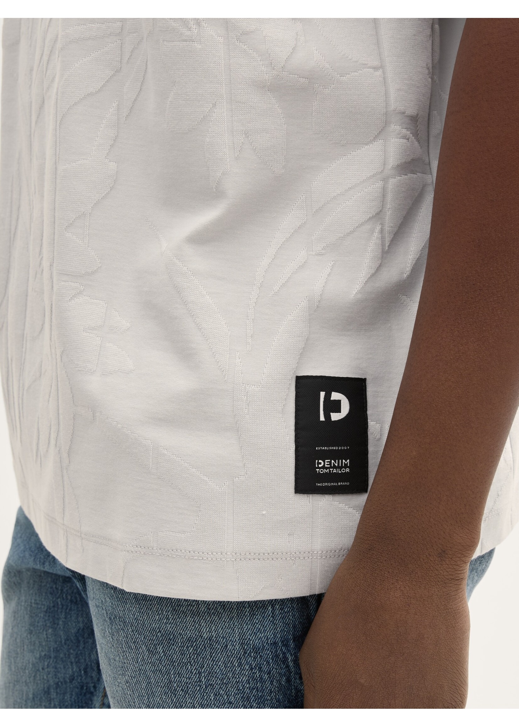 Tom Tailor Tom Tailor Relaxed T-Shirt - Chalk Grey