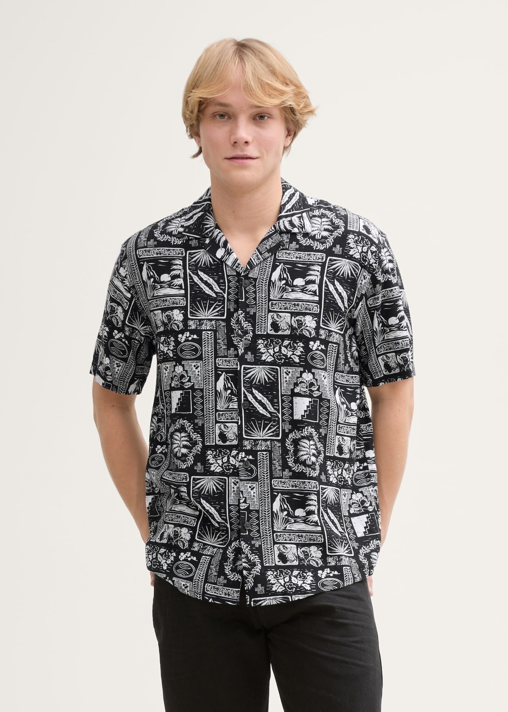 Tom Tailor Tom Tailor Chemise Coupe Décontractée - Hawaiian Print