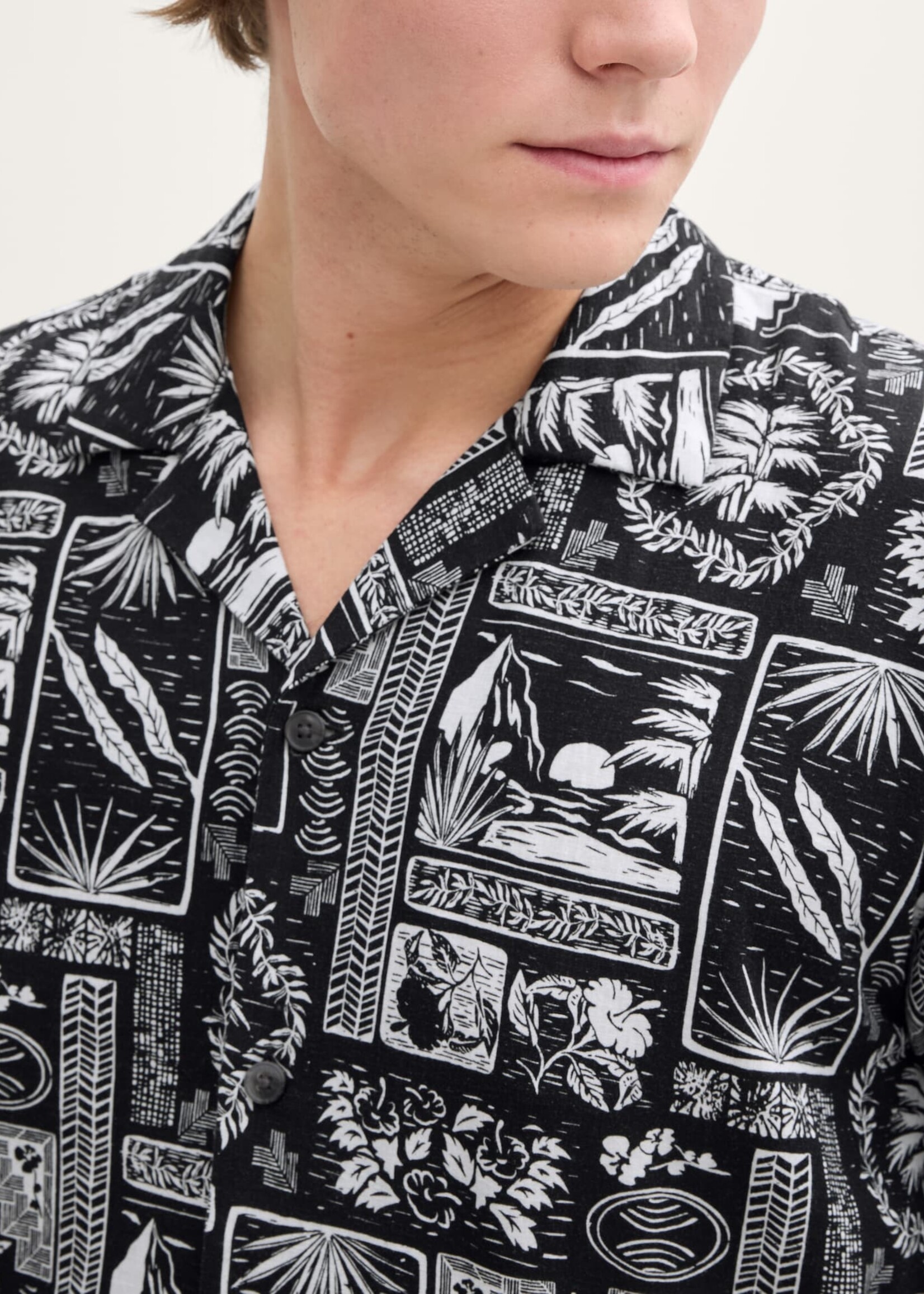 Tom Tailor Tom Tailor Chemise Coupe Décontractée - Hawaiian Print