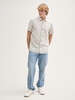 Tom Tailor Tom Tailor Chemise À Manches Courtes - Beige Stone