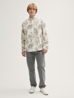 Tom Tailor Tom Tailor Shirt With Linen Content - Palm Print