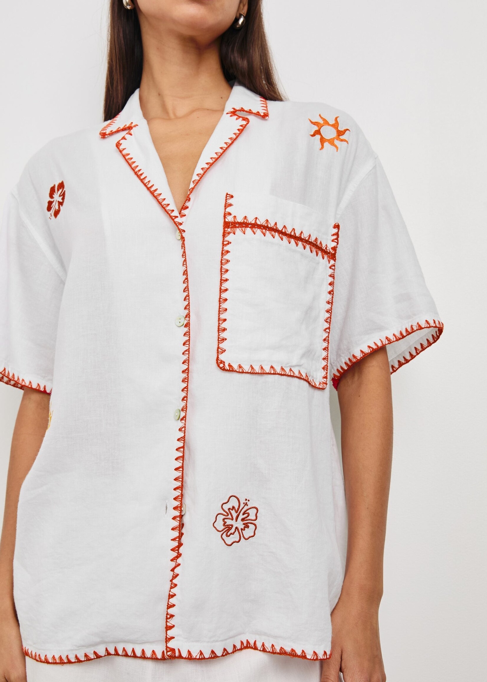 Rails Rails Chemise Island - Blanche