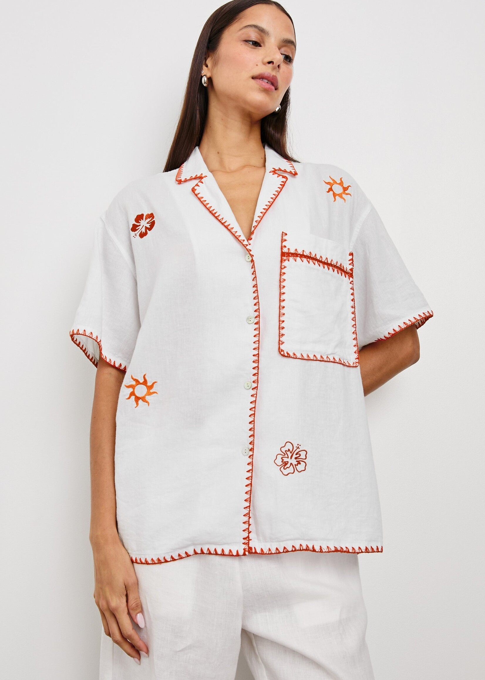Rails Rails Chemise Island - Blanche