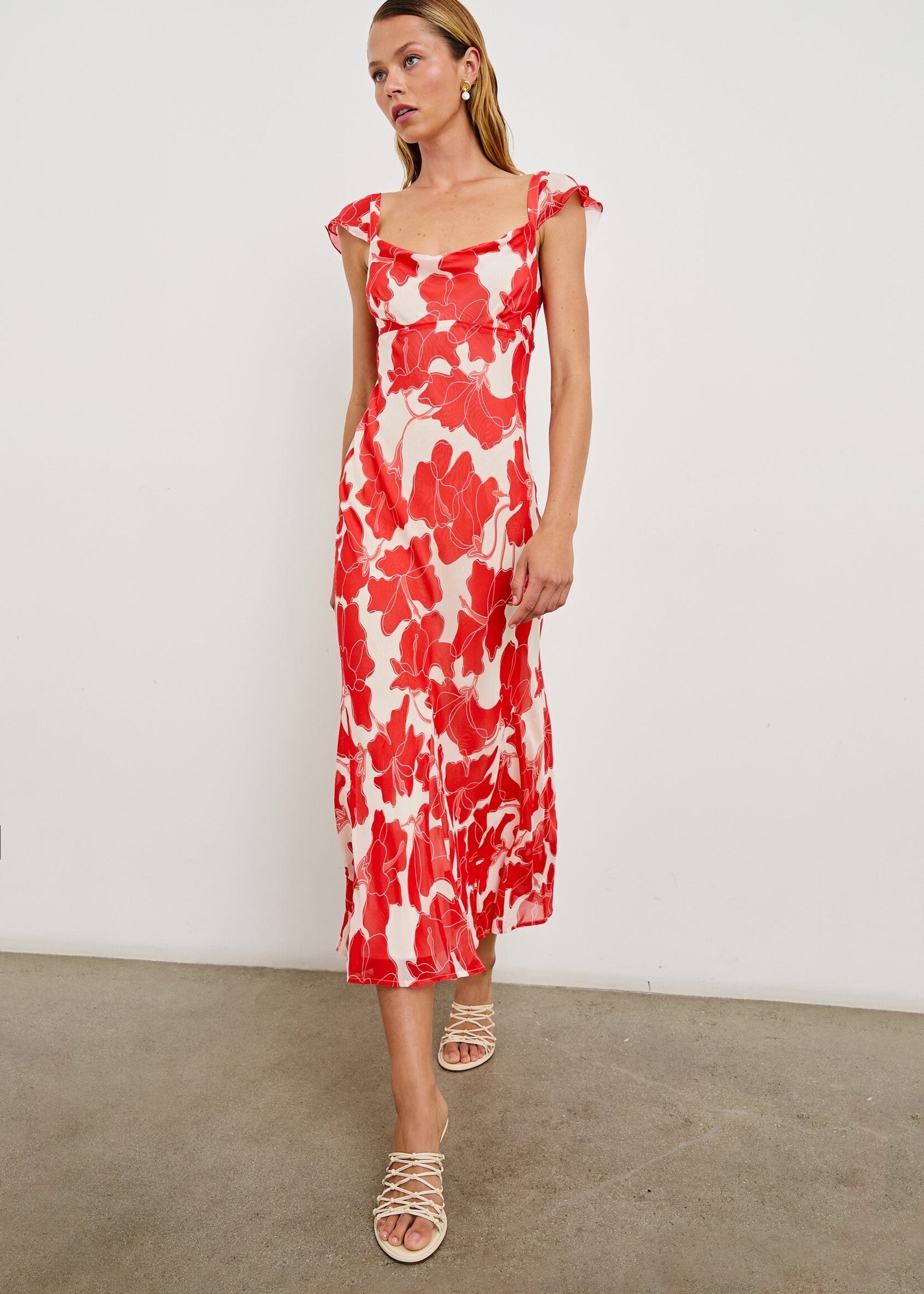 Rails Rails Marigold Dress - Scarlet Hibiscus