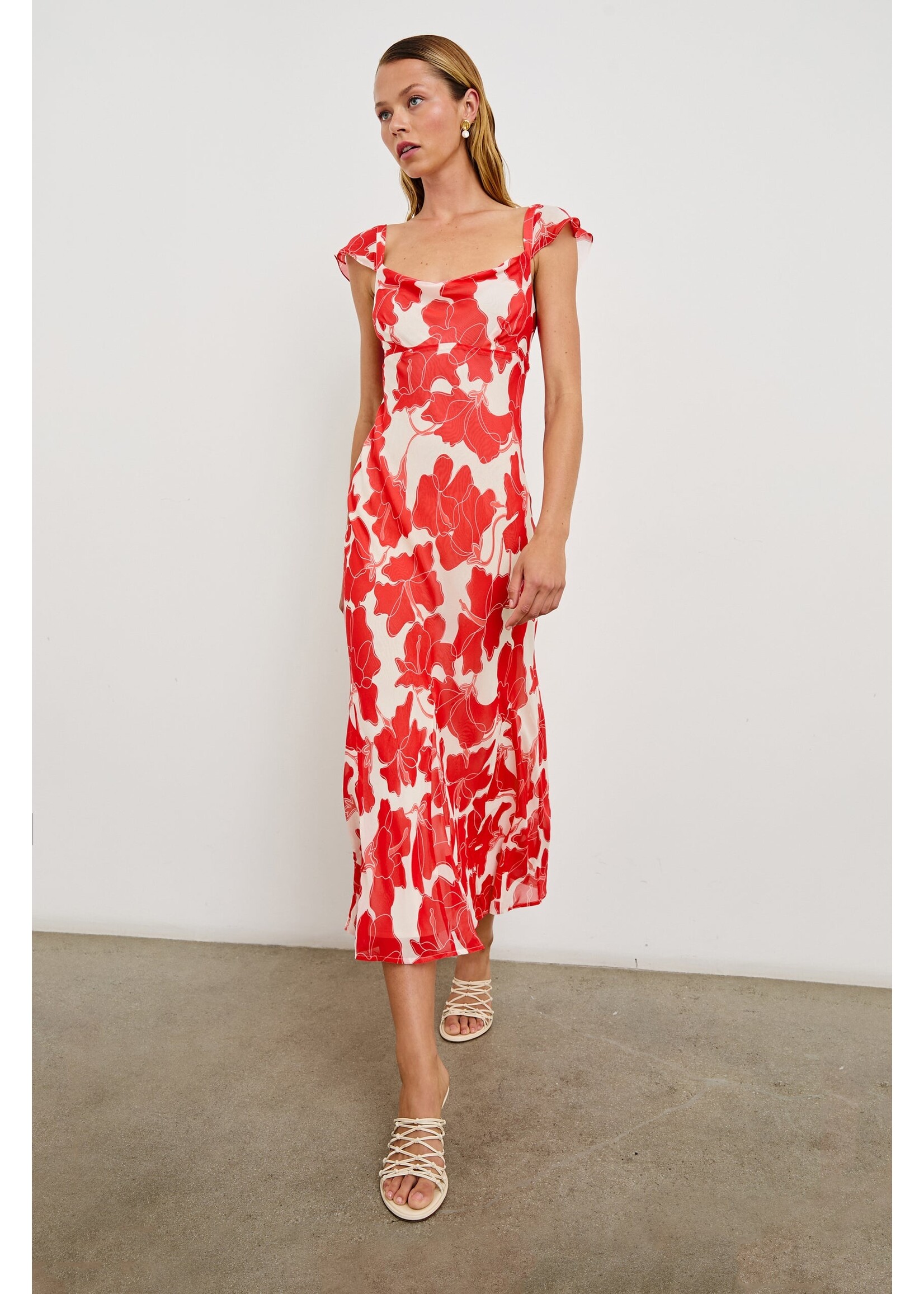 Rails Rails Robe Marigold - Scarlet Hibiscus