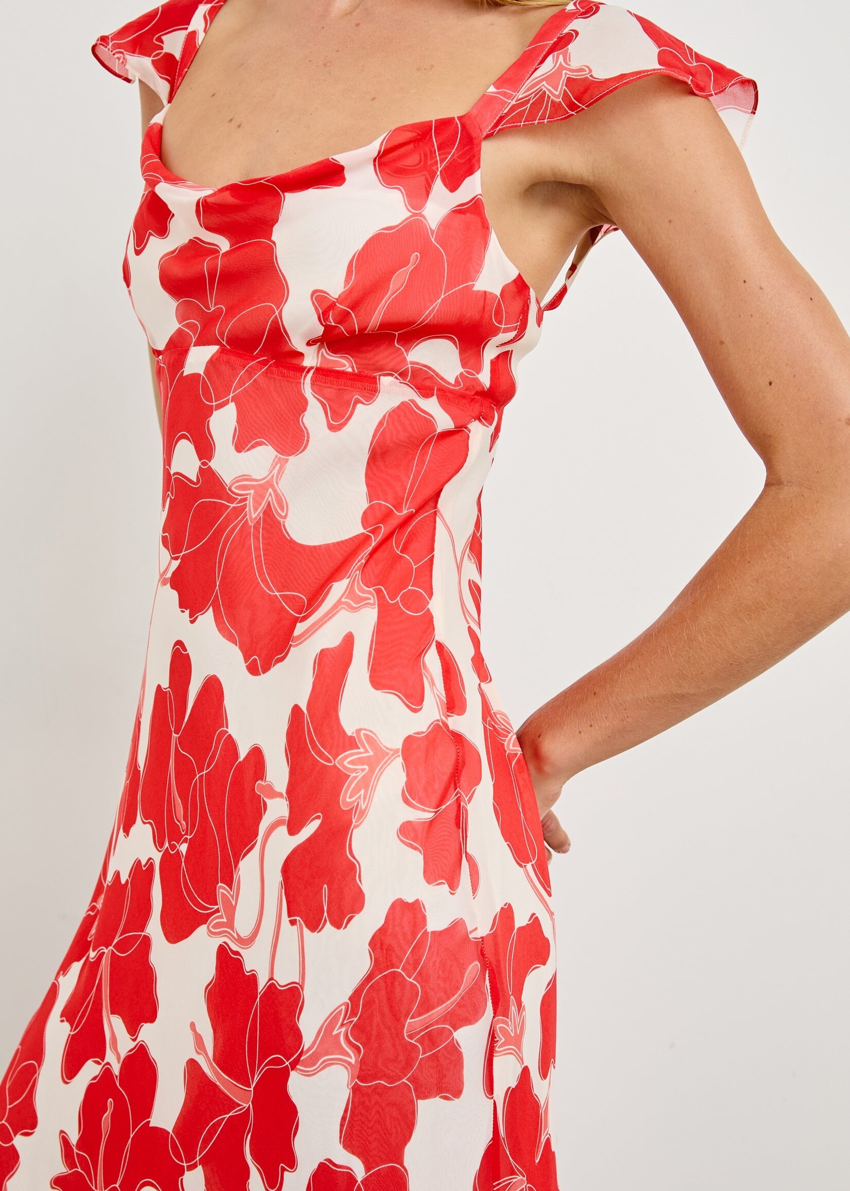 Rails Rails Robe Marigold - Scarlet Hibiscus