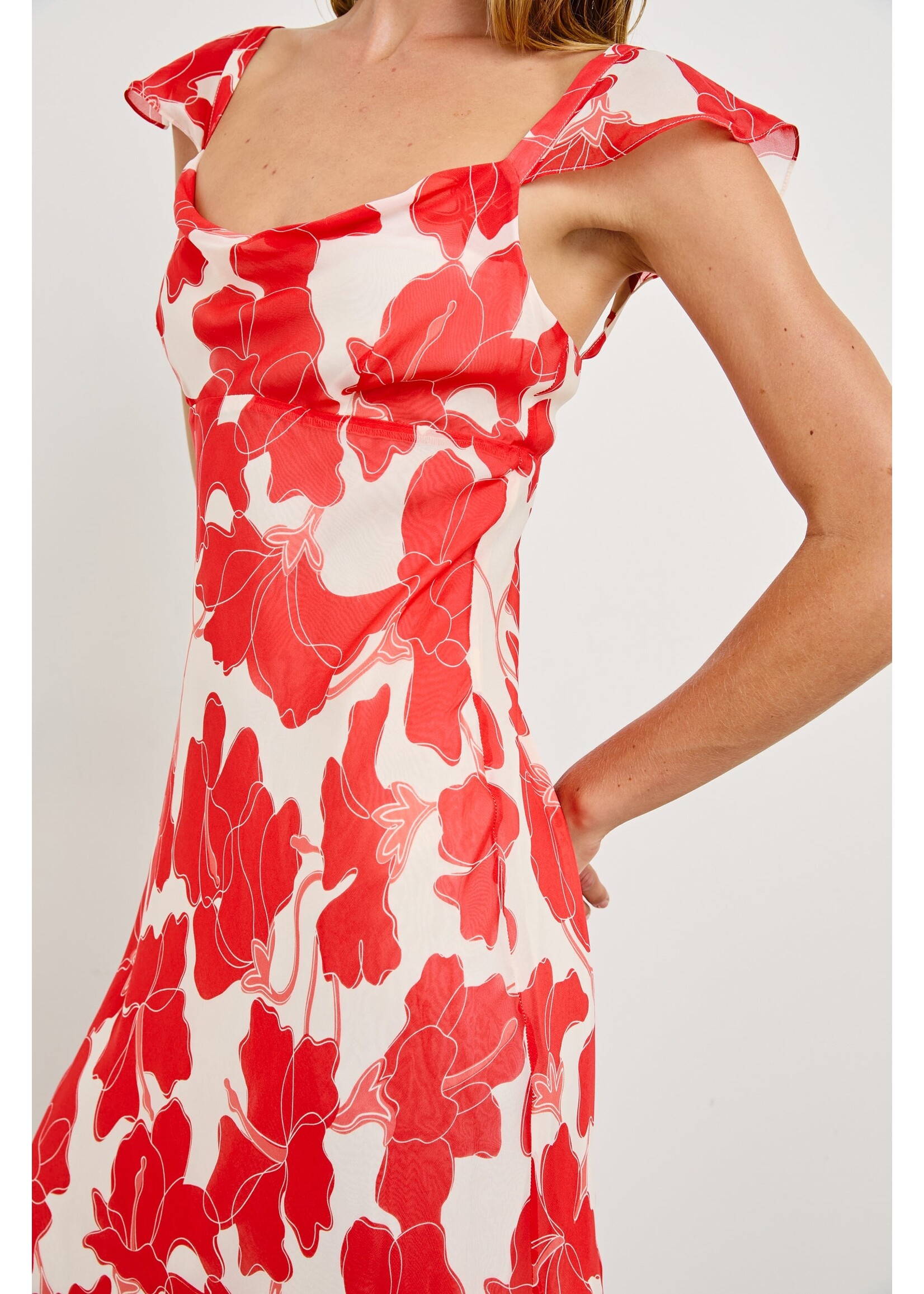 Rails Rails Robe Marigold - Scarlet Hibiscus