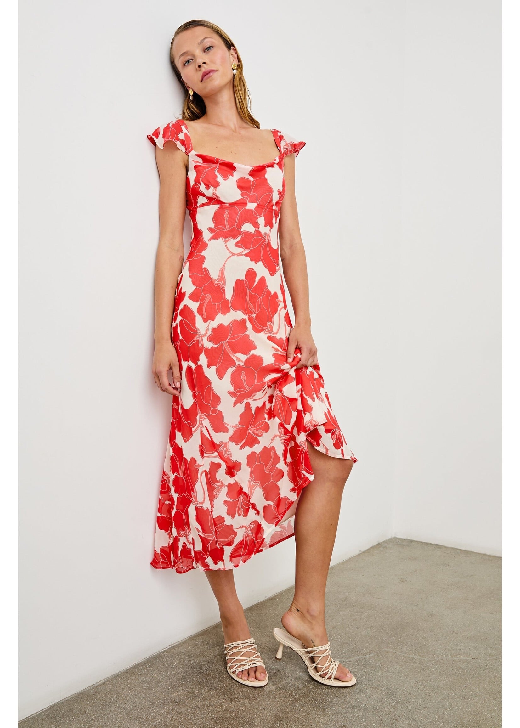 Rails Rails Marigold Dress - Scarlet Hibiscus
