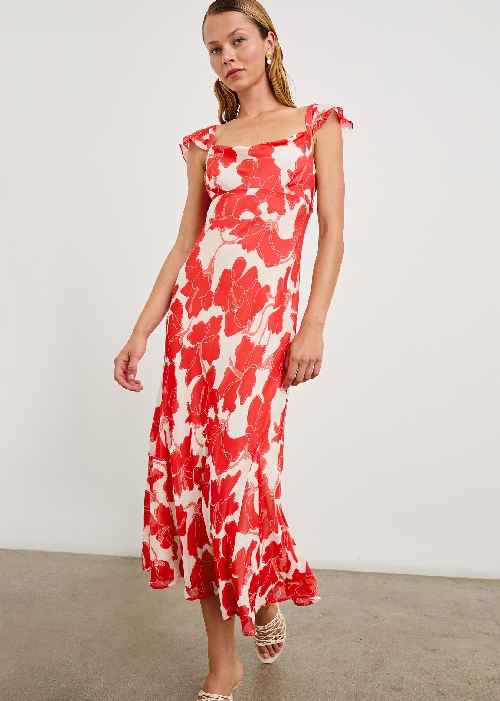Rails Rails Marigold Dress - Scarlet Hibiscus