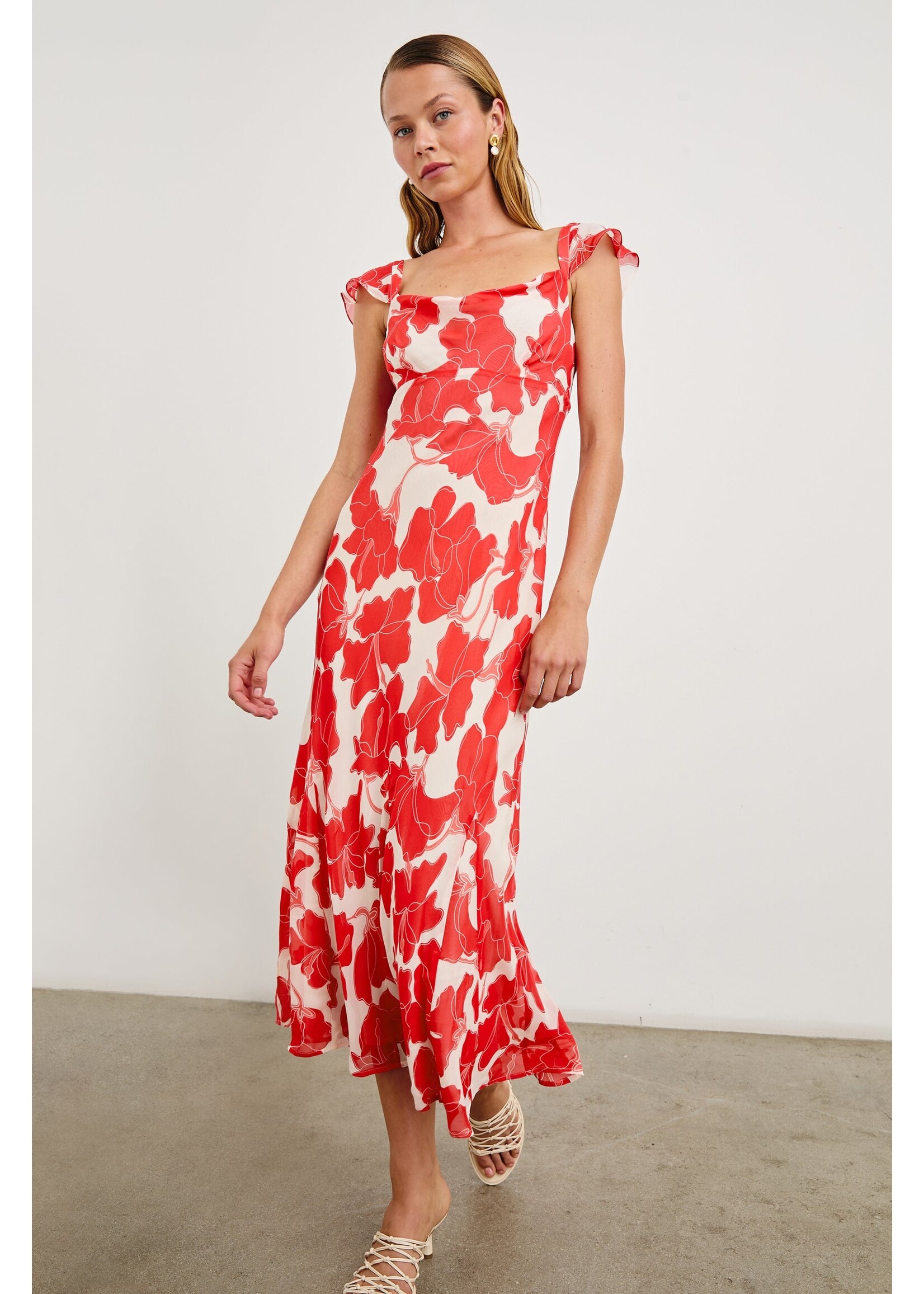 Rails Rails Robe Marigold - Scarlet Hibiscus
