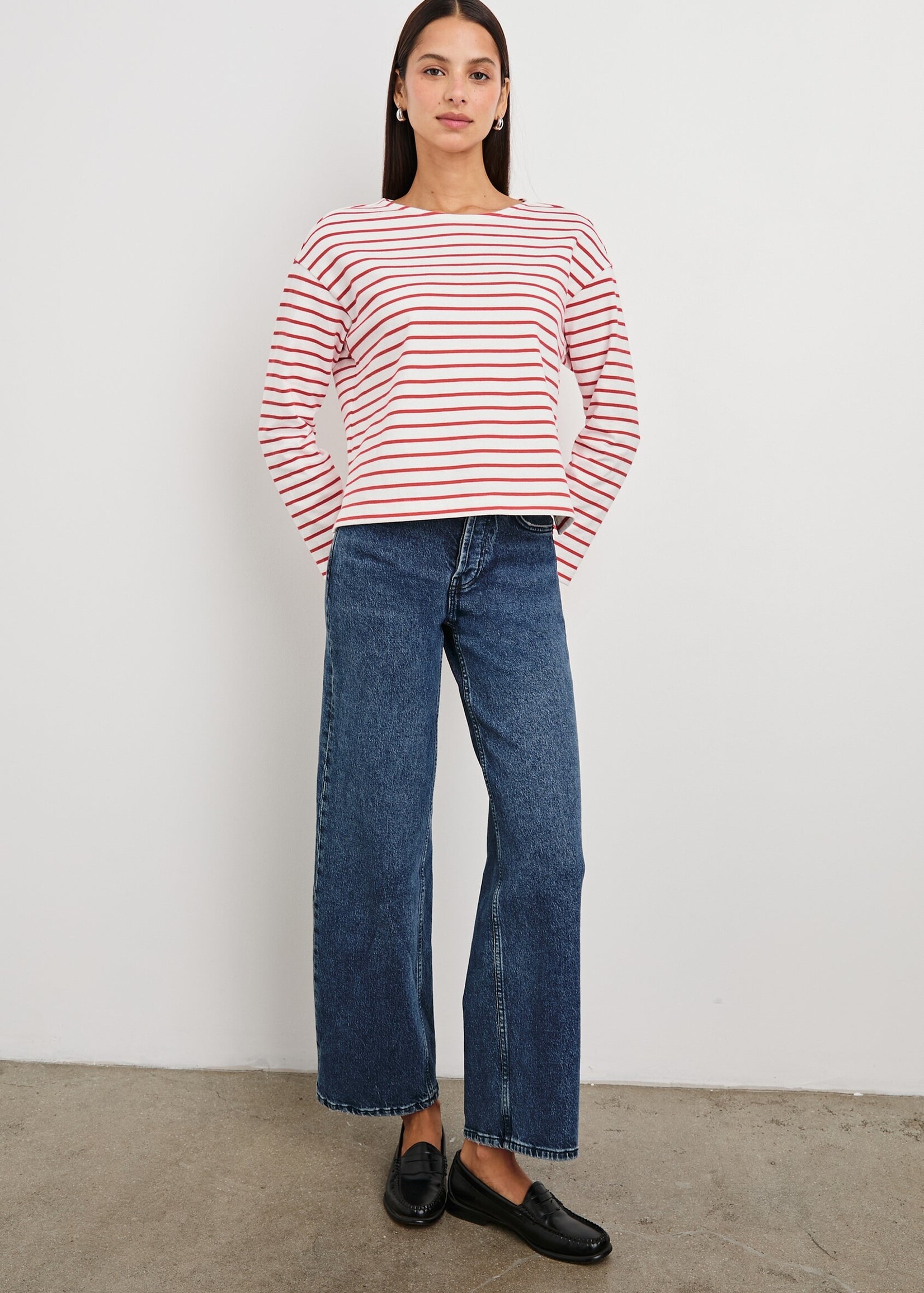 Rails Rails Macy Top - Cherry Stripe