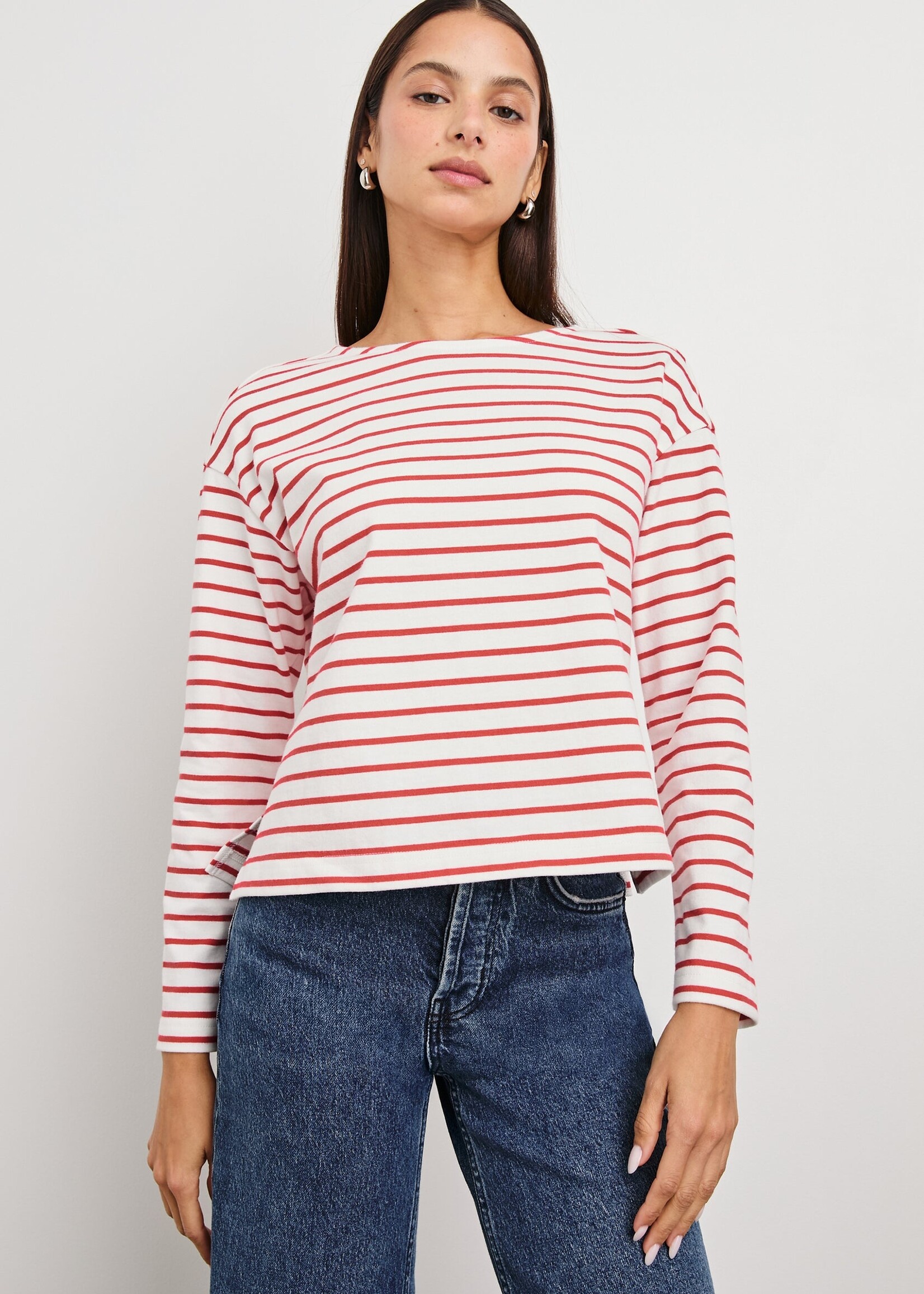Rails Rails Macy Top - Cherry Stripe