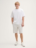Tom Tailor Tom Tailor Short With Linen Content - Beige Stone