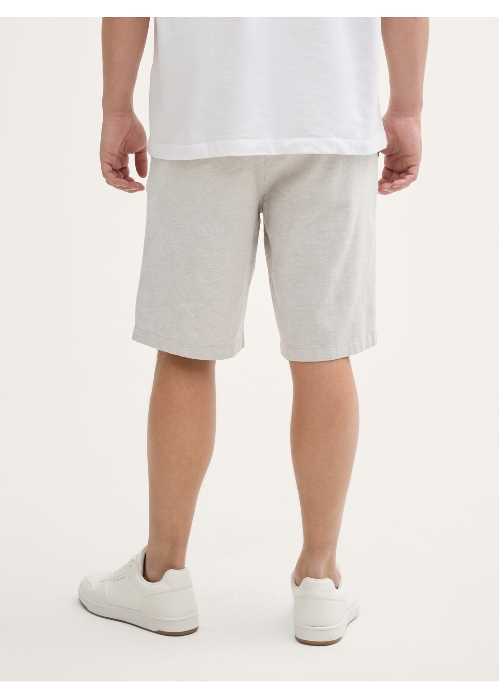 Tom Tailor Tom Tailor Short With Linen Content - Beige Stone