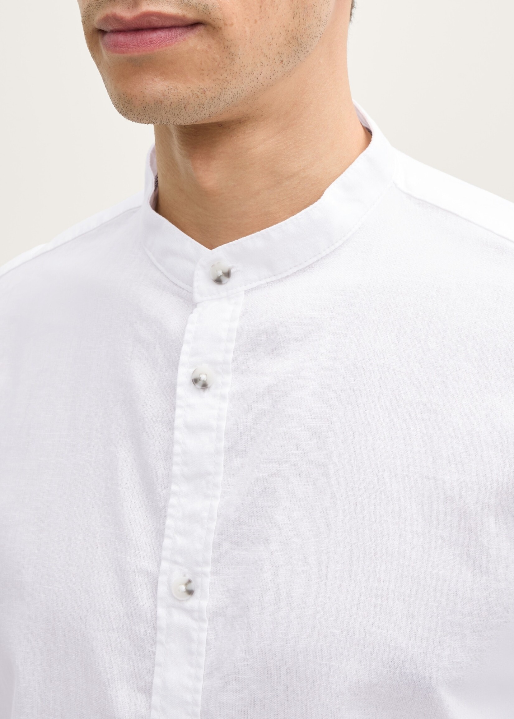 Tom Tailor Tom Tailor Chemise En Lin - Blanche