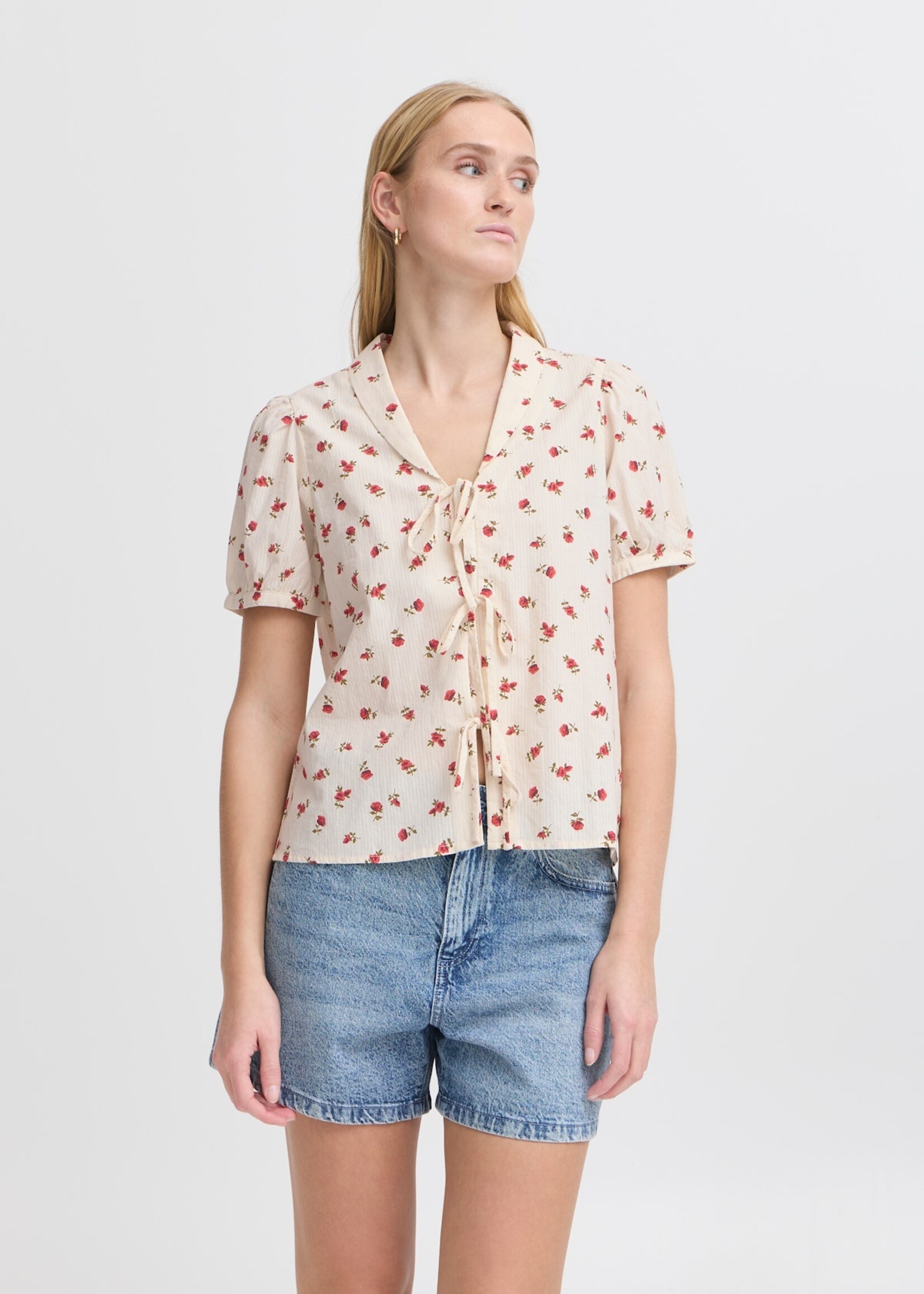 ICHI ICHI Chemise IHRosey - Geranium Flower