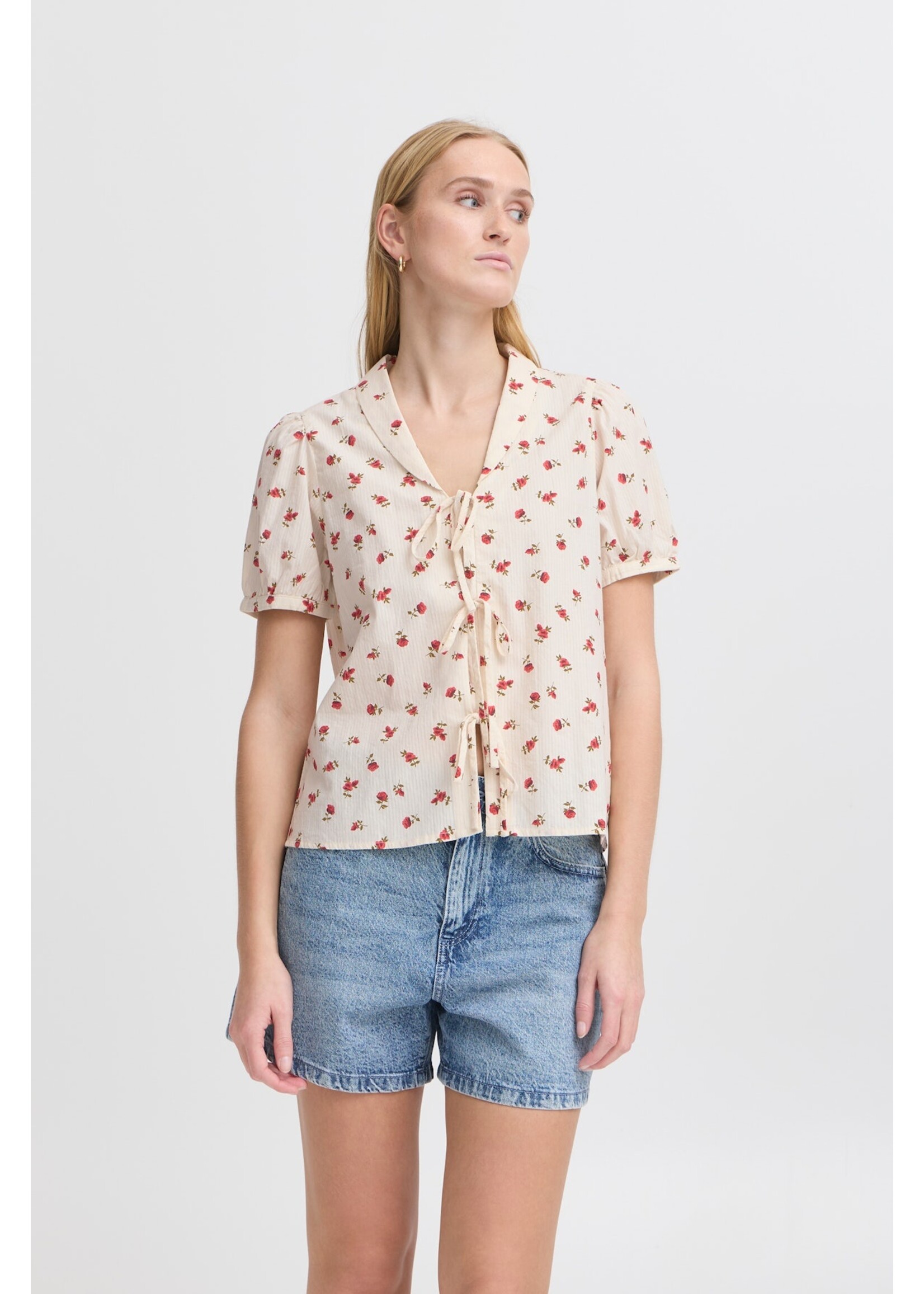 ICHI ICHI Chemise IHRosey - Geranium Flower