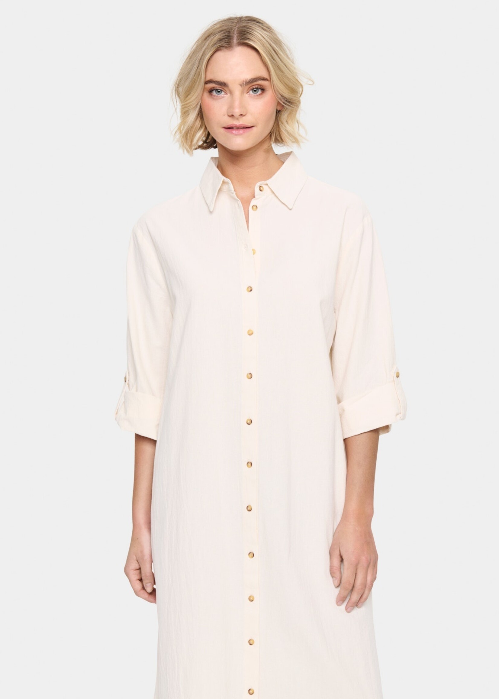 Saint Tropez Saint Tropez Zalinda Shirt Dress - Ice