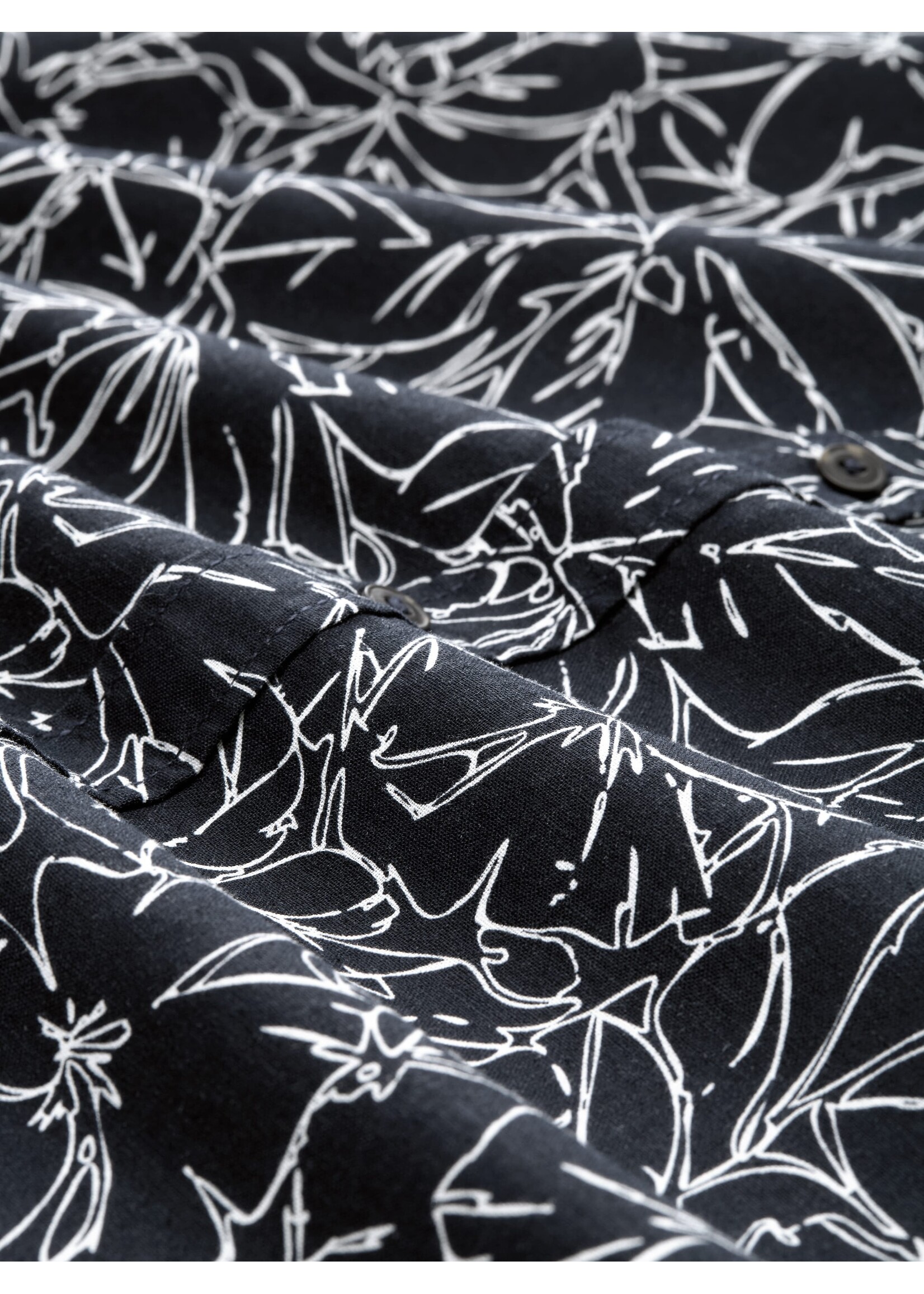 Tom Tailor Tom Tailor Chemise À Manches Courtes - Navy Flower Design