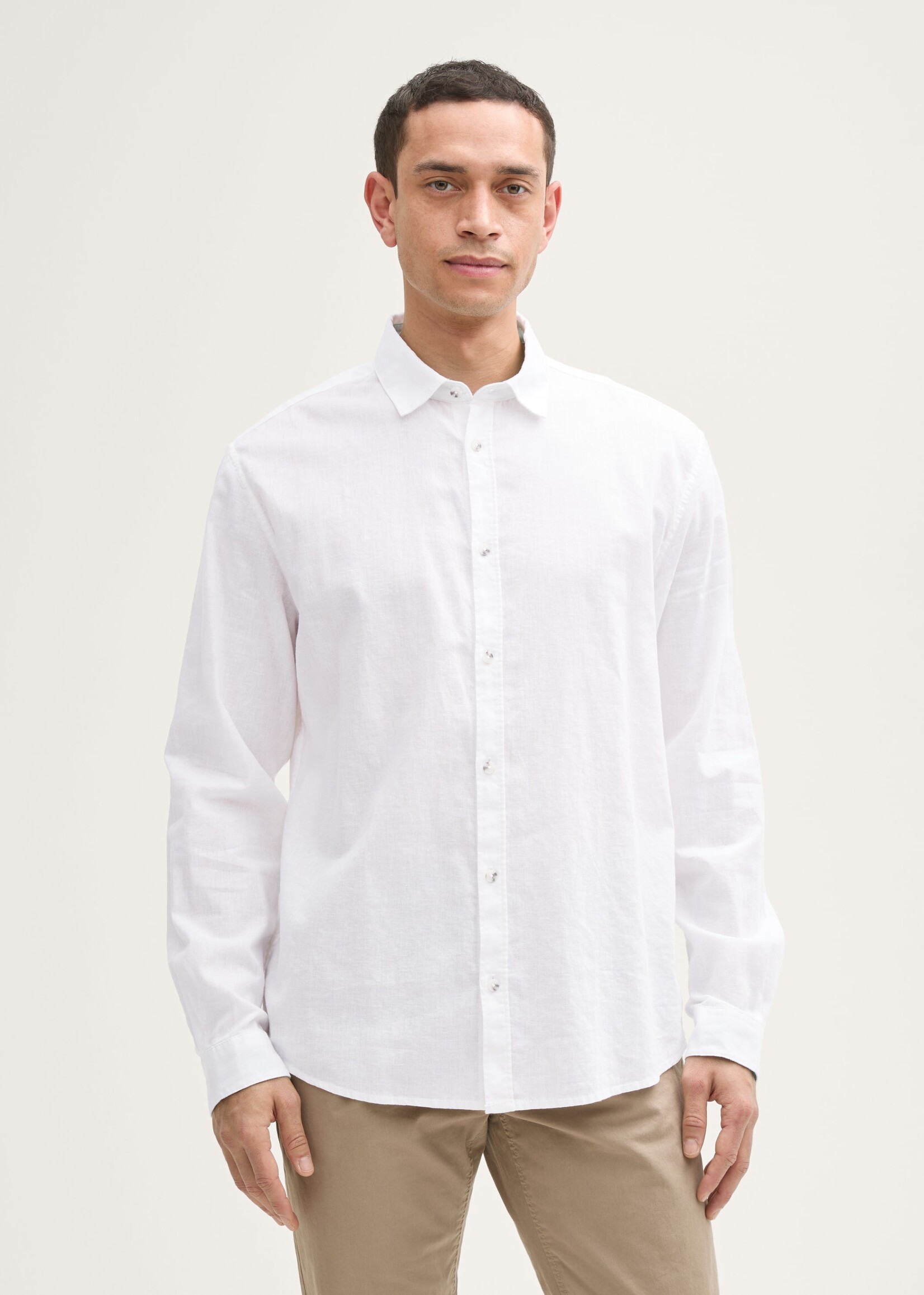 Tom Tailor Tom Tailor Chemise Coupe Standard - Blanche