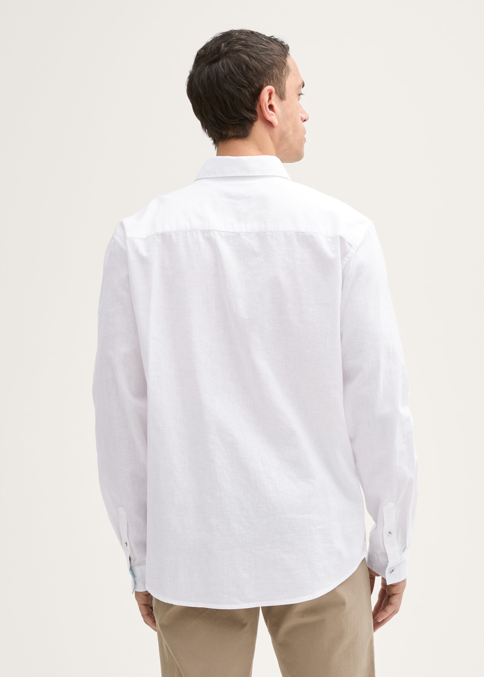 Tom Tailor Tom Tailor Chemise Coupe Standard - Blanche