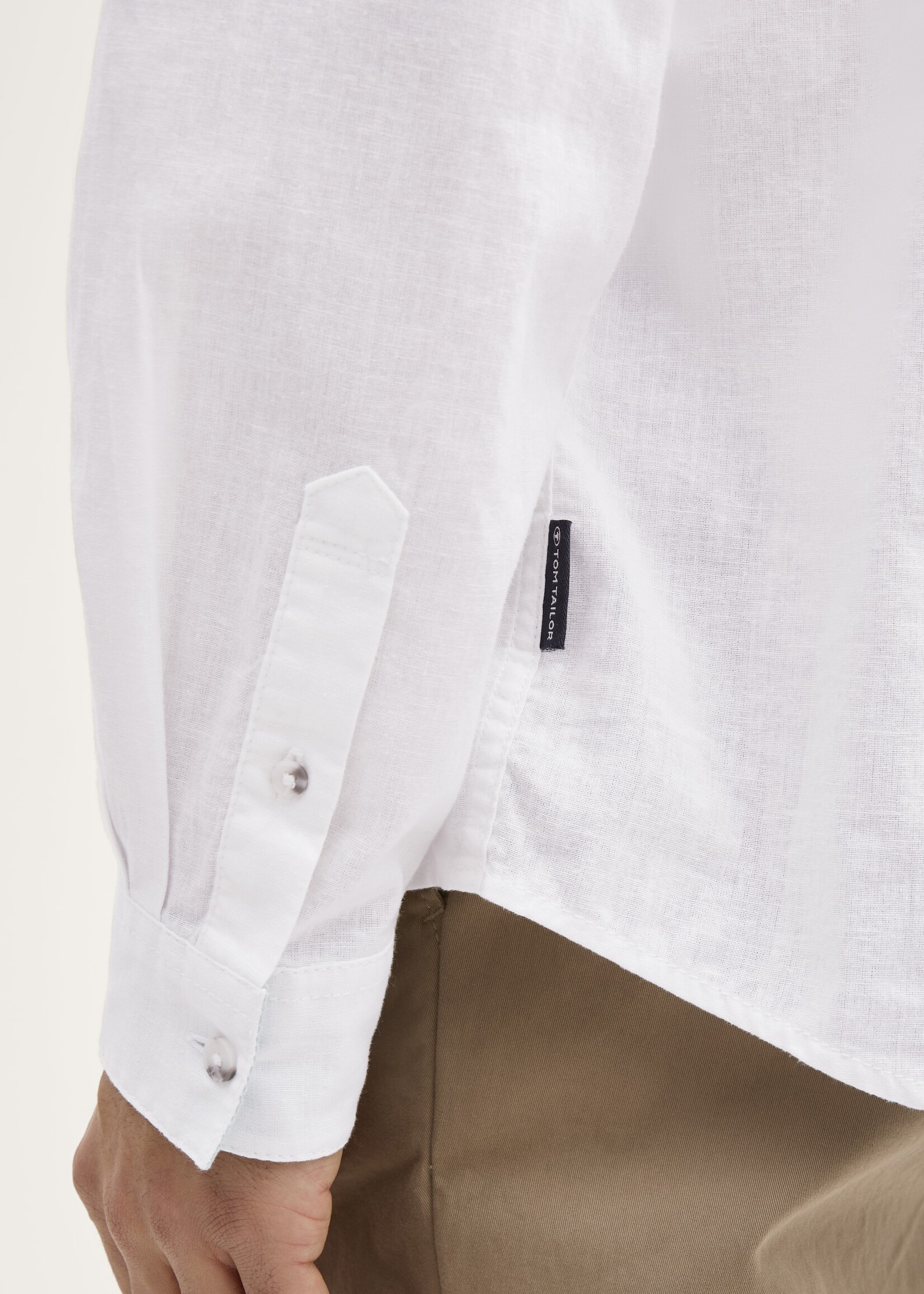 Tom Tailor Tom Tailor Chemise Coupe Standard - Blanche