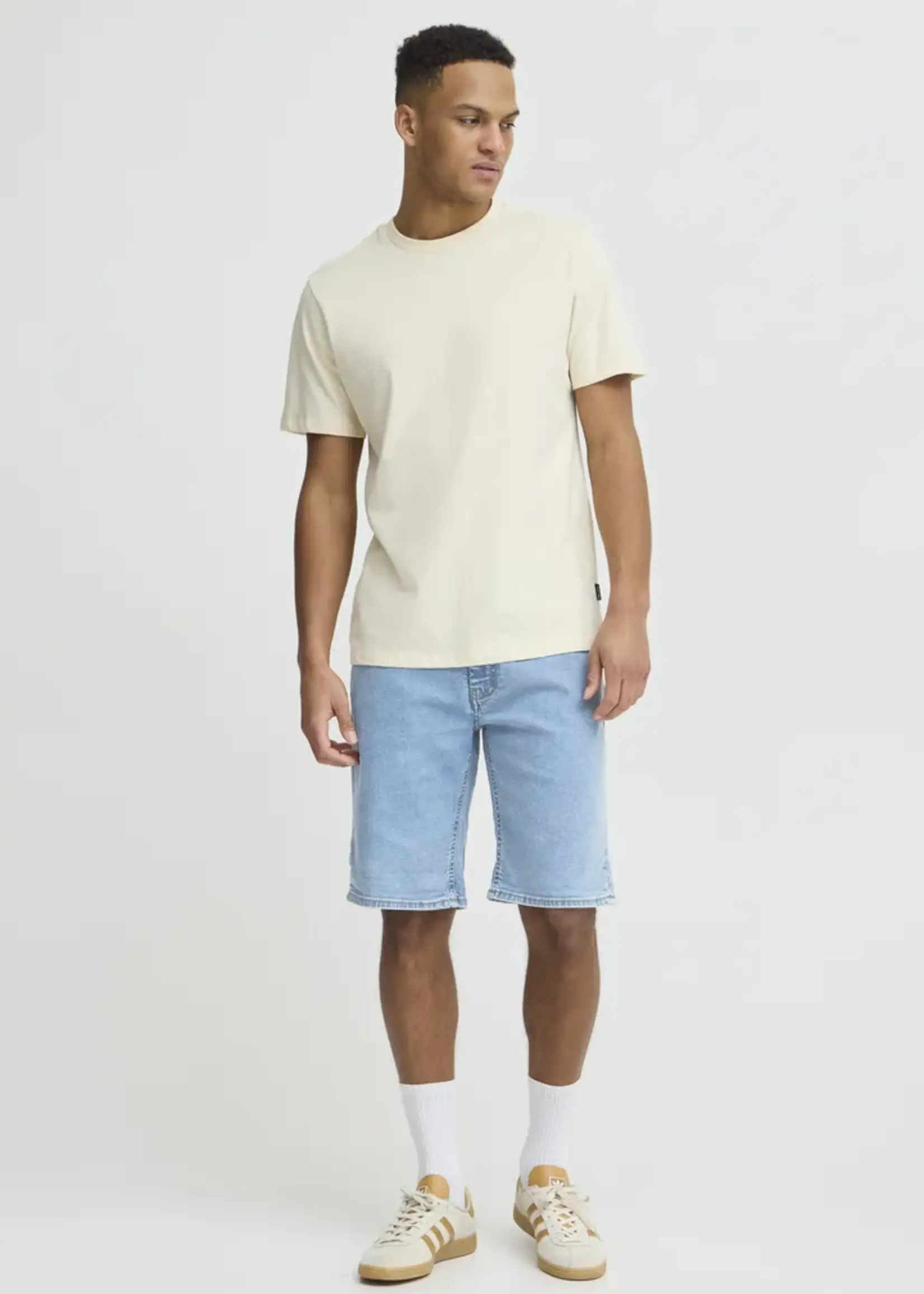 Blend Blend Short Twister En Jean - Unwashed Light Blue