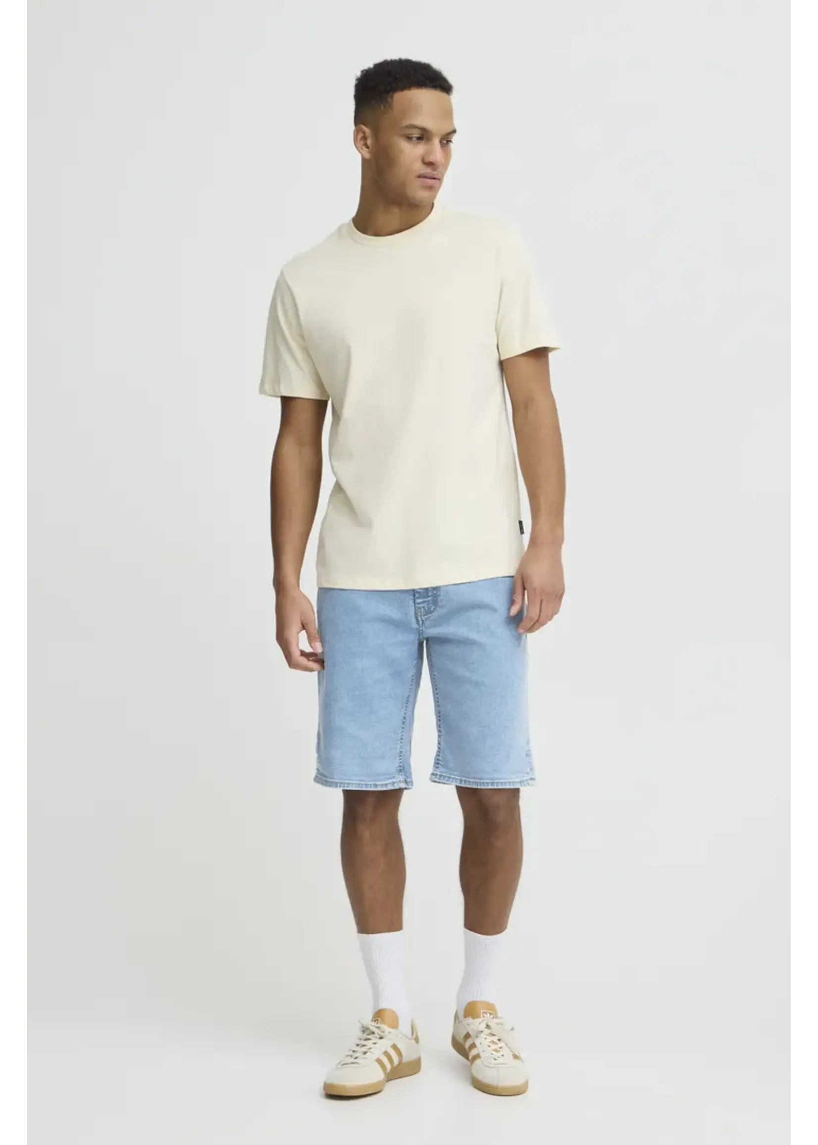 Blend Blend Short Twister En Jean - Unwashed Light Blue