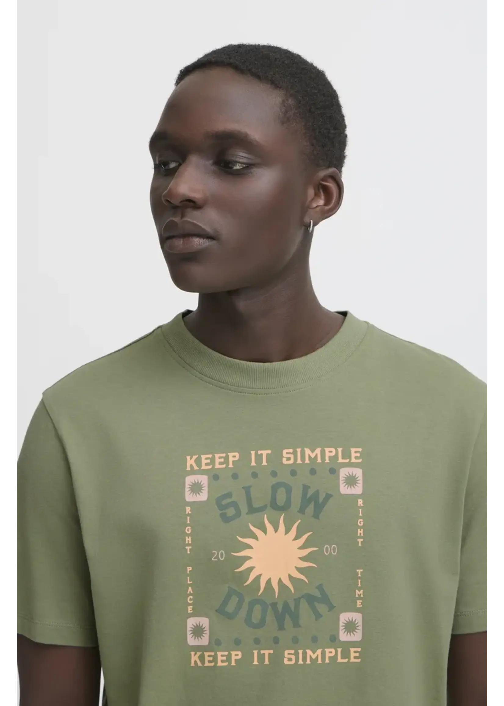 Blend Blend T-Shirt Joey - Oil Green