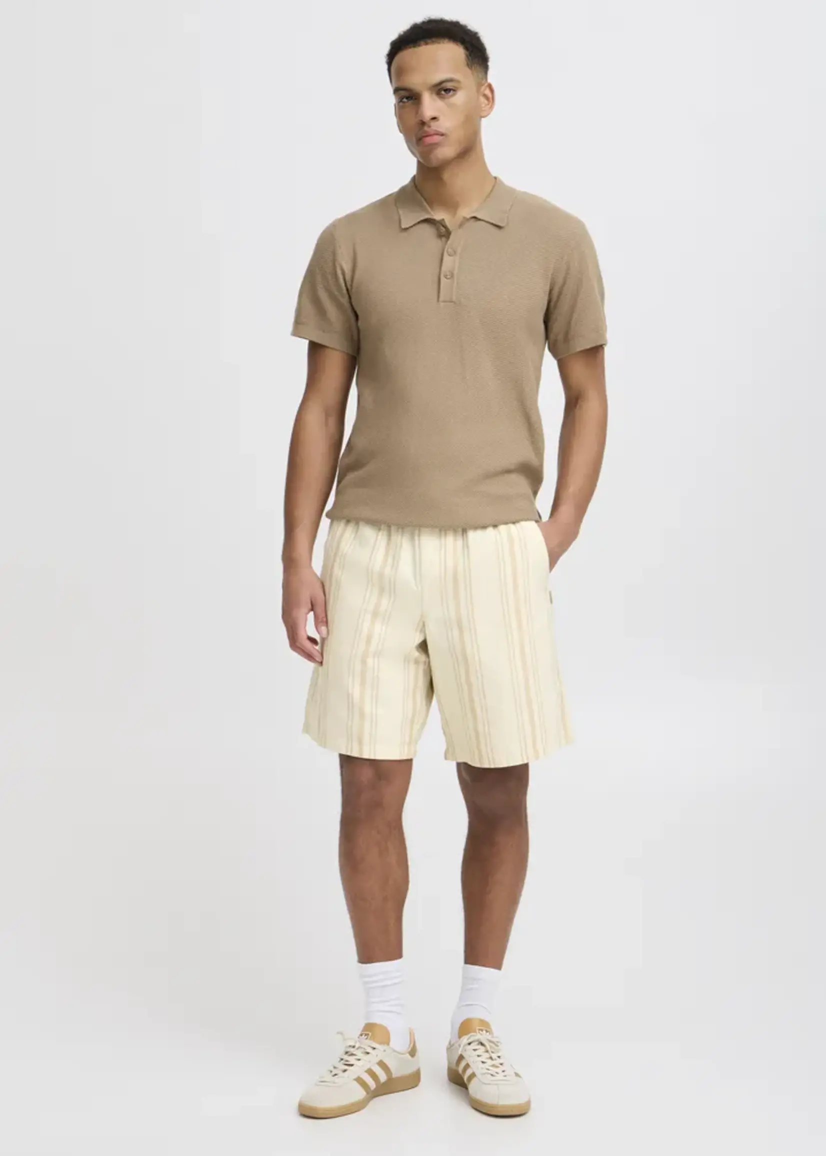 Blend Blend Short Tissé Miles - Antique Bronze